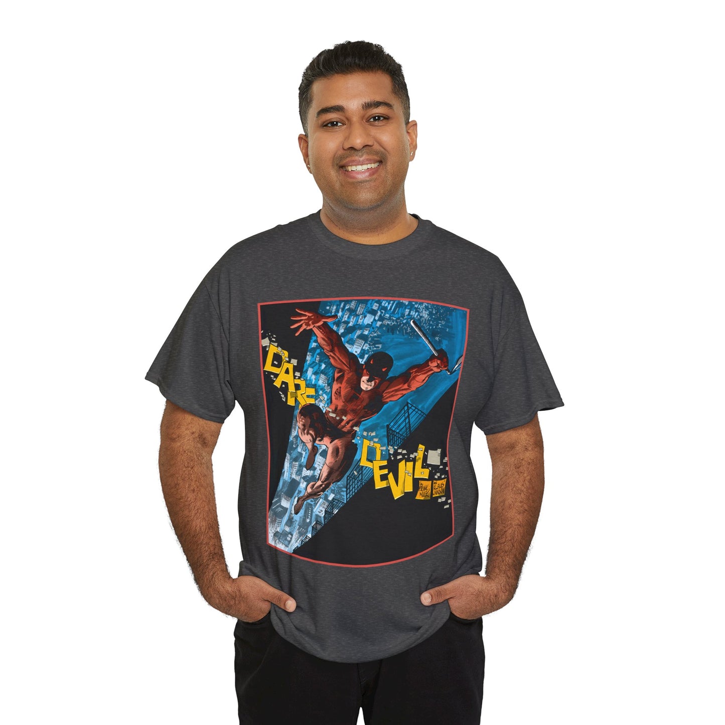 Daredevil T-Shirt - Frank Miller & Klaus Janson Art - The Man With No Fear - Hell's Kitchen - Marvel Comics