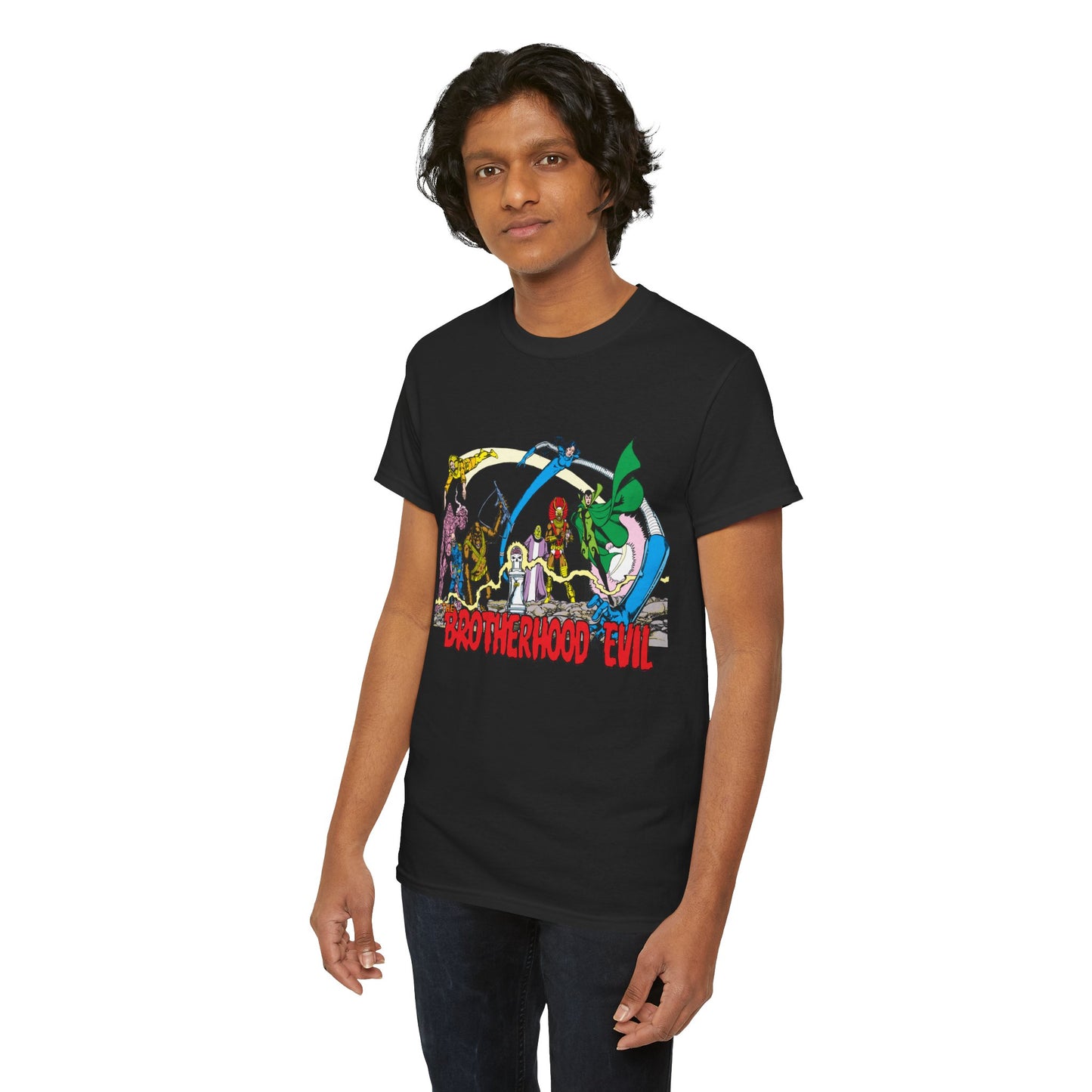 Brotherhood of Evil T-Shirt - George Perez Art - New Teen Titans, Doom Patrol - DC Comics - Madame Rouge, Phobia