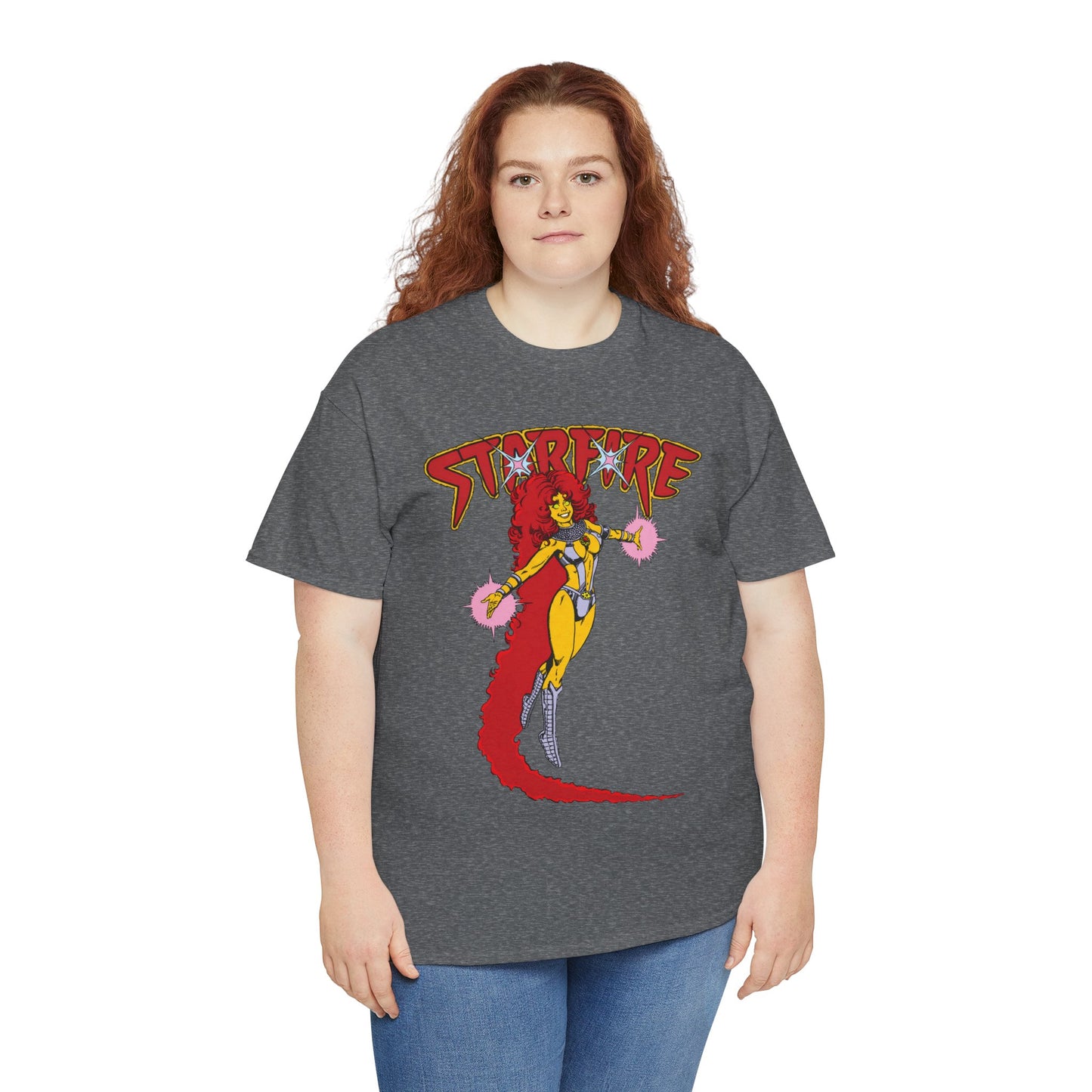 Starfire T-Shirt - George Perez Art - Popular New Teen Titans Character - DC Comics - Tamaran Princess