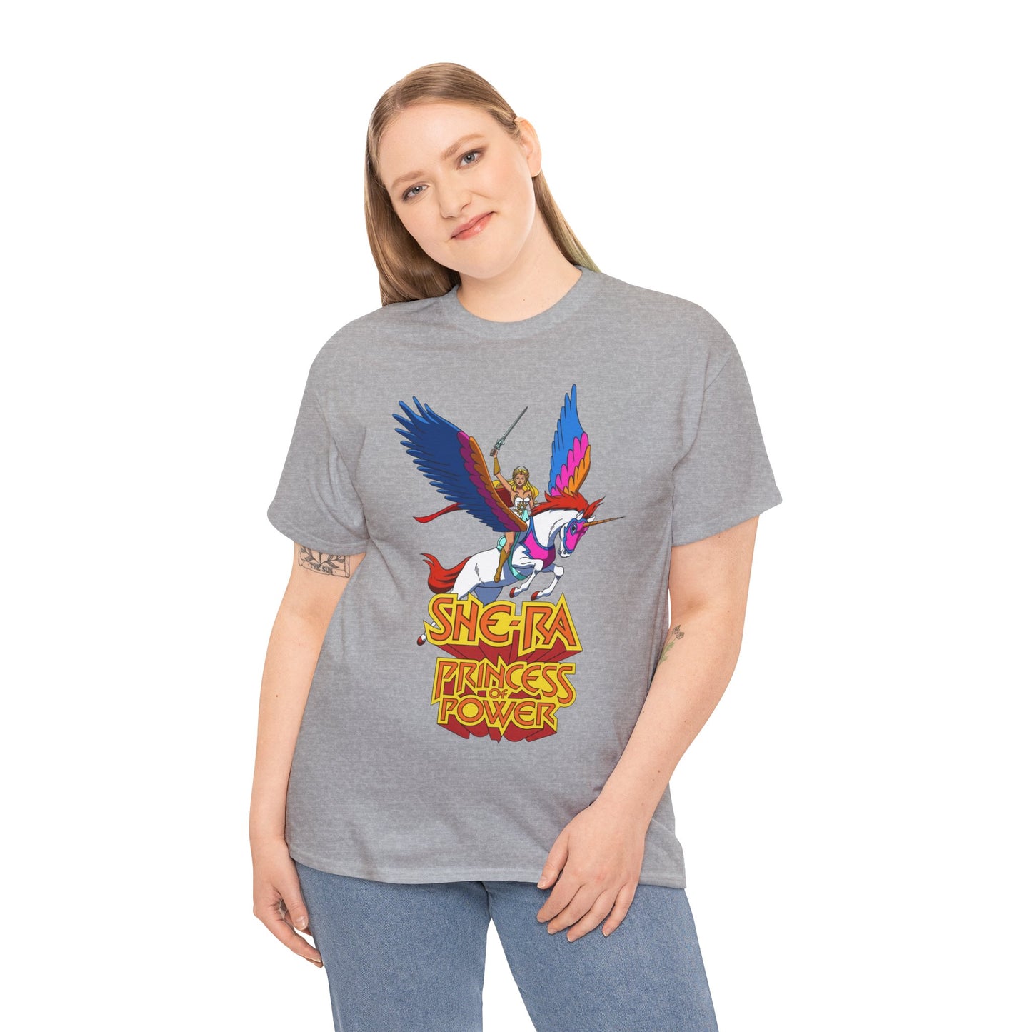 She-Ra & Swiftwind T-Shirt - Adora, Princess of Power, POP - Beloved Filmation Cartoon from the 1980s - He-Man Connection - Etheria - Fighting Hordak and the Evil Horde