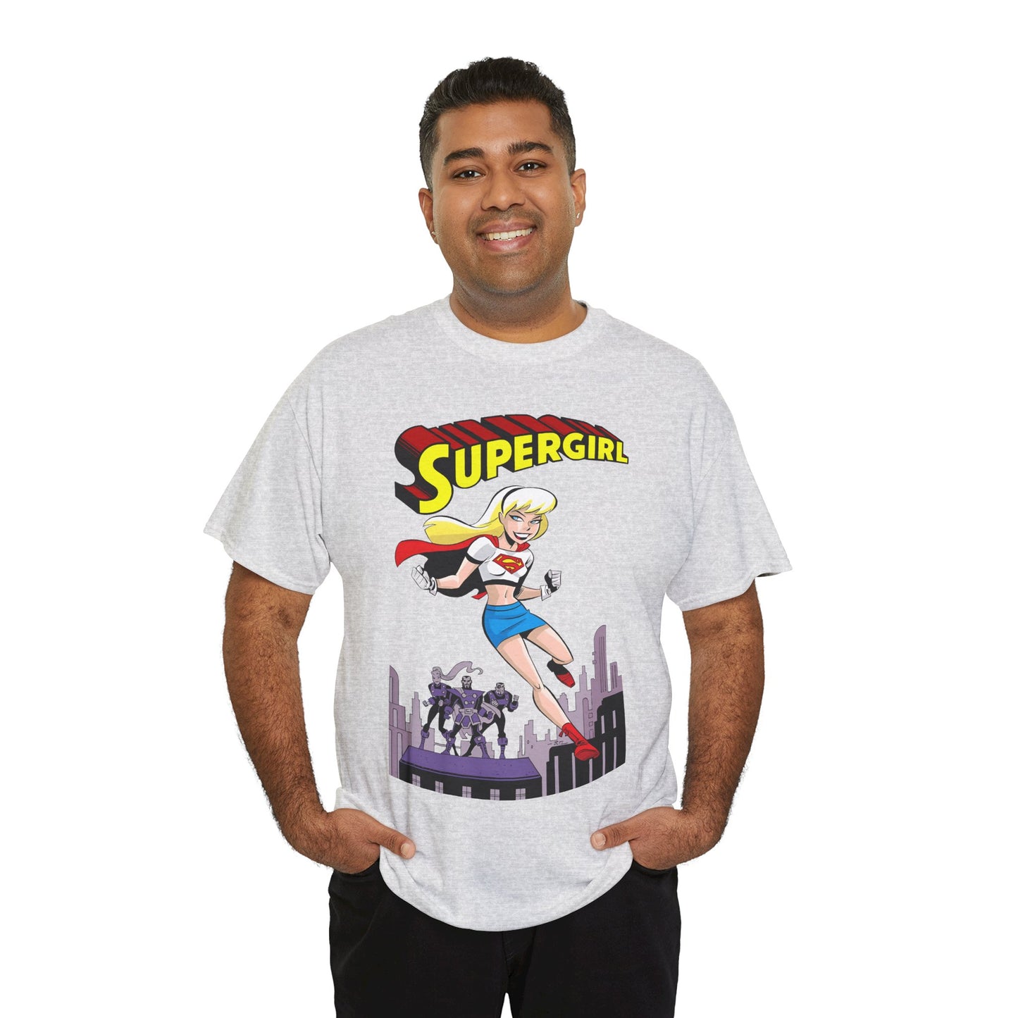 Supergirl T-Shirt - Bruce Timm Art - DC Comics Animated Series 1990s - Kara, Superman's Cousin