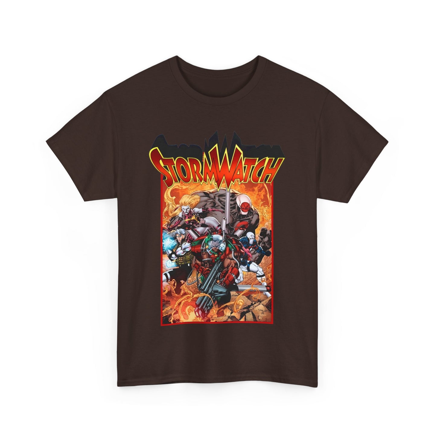 Stormwatch T-Shirt - Jim Lee Art - Battalion, Fuji, Hellstrike - Image/Wildstorm/DC Comics