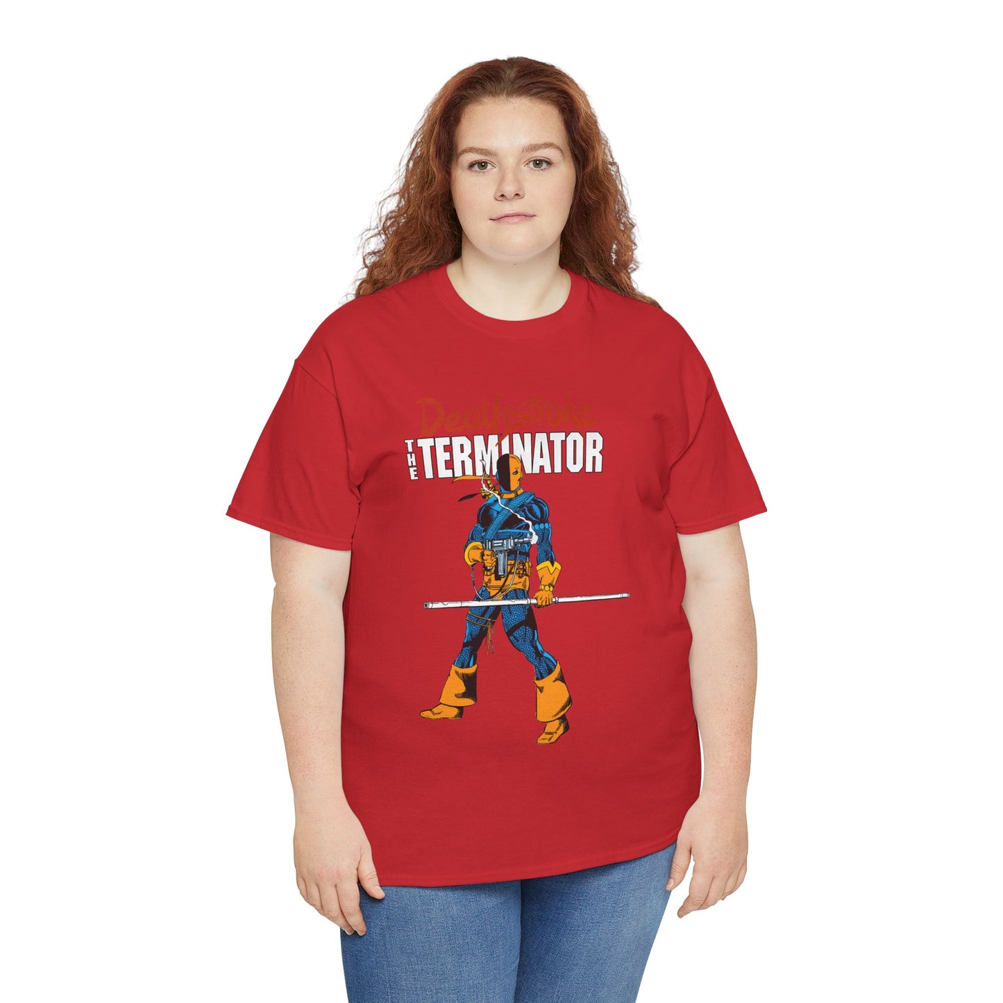 Deathstroke T-Shirt - George Perez Art - New Teen Titans Foe & Mercenary - Slade Wilson, Father of Jericho and Ravager - DC Comics - The Terminator