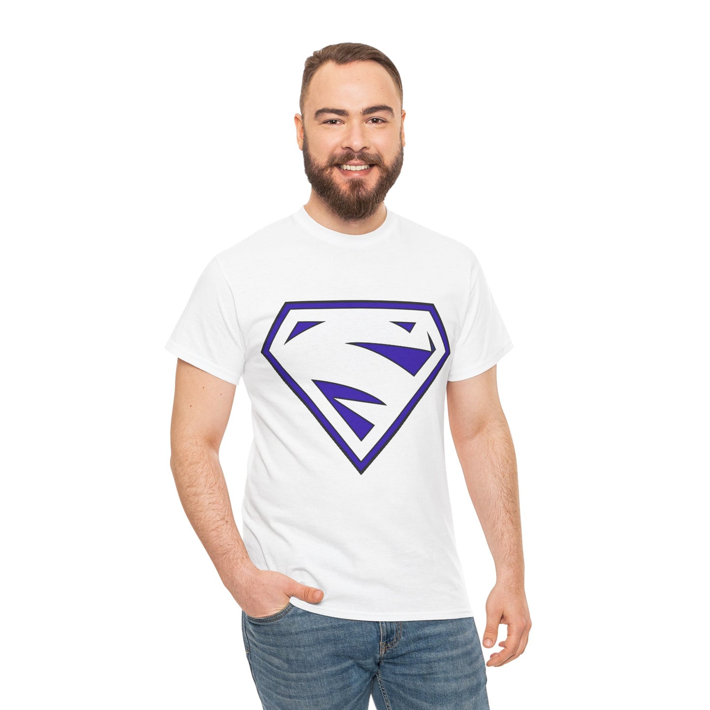 Electric Superman Logo T-Shirt - Clark Kent - Man of Steel - DC Comics - 1990s Storyline