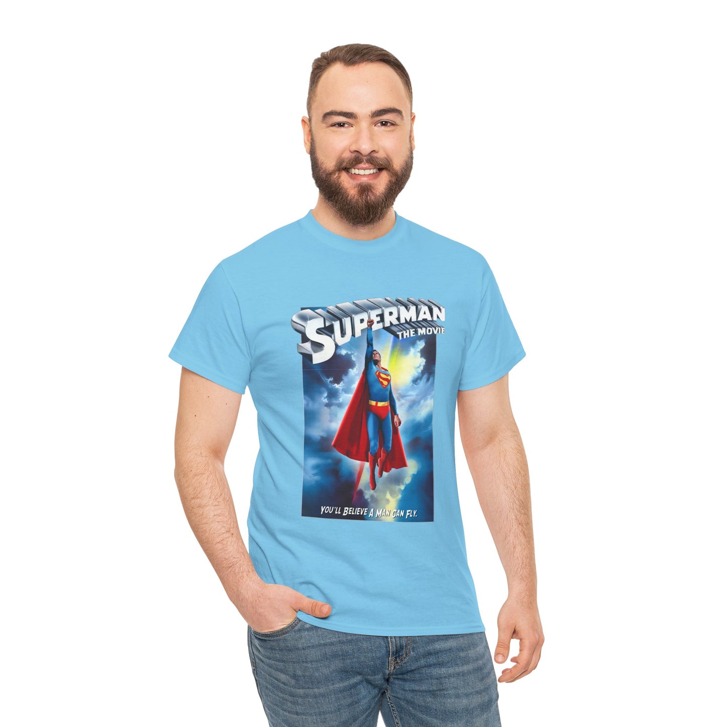 Superman The Movie T-Shirt - DC Comics - Man of Steel - Christopher Reeve 1978