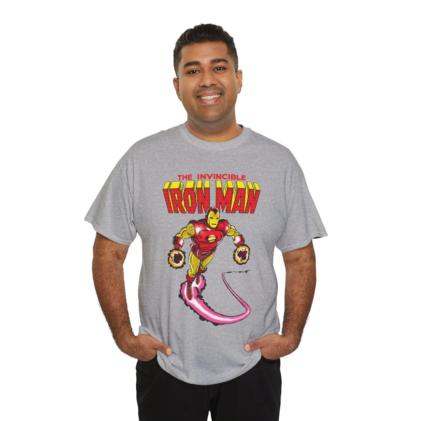 Iron Man T-Shirt - George Perez Art - Tony Stark in his Armor - Avengers Member - MCU - Marvel Comics
