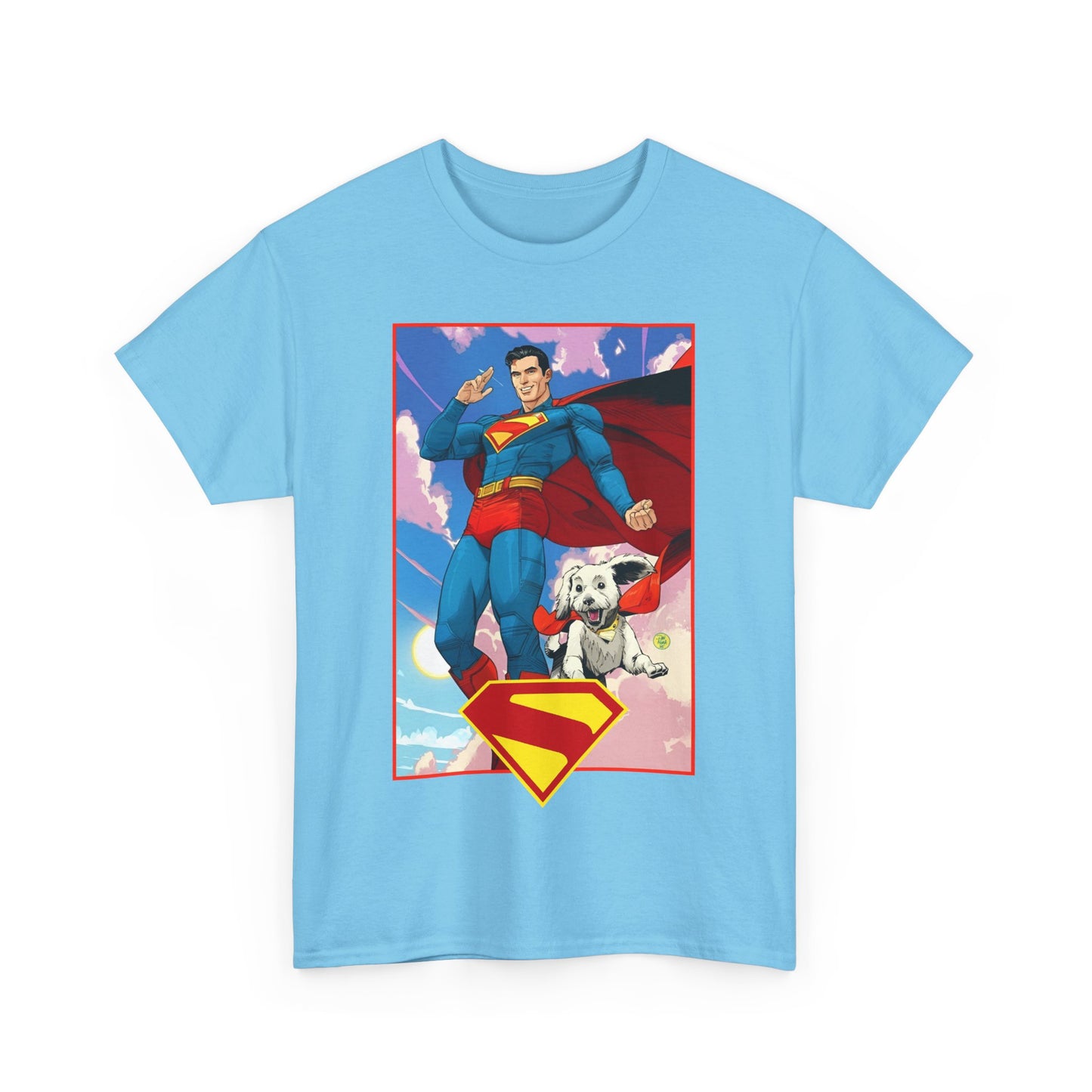 Superman & Krypto T-Shirt - DC Comics - New James Gunn Movie 2025 - Dan Mora Art - Man of Steel