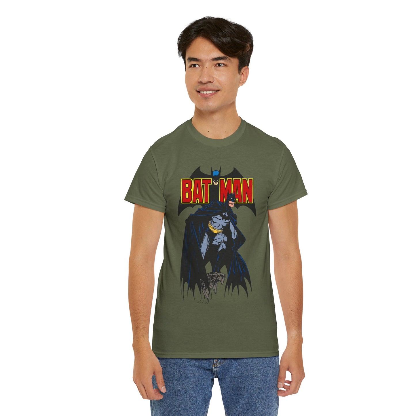 Golden Age Batman T-Shirt - John Byrne Art - DC Comics - Gotham City - Justice Society Member - JSA