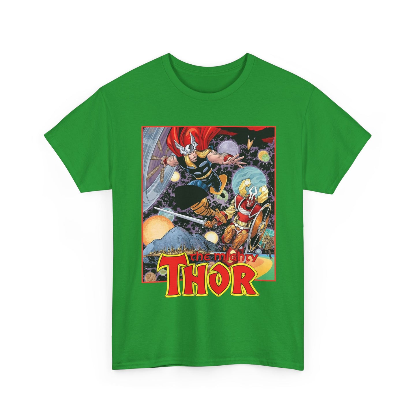 Mighty Thor T-Shirt - Walt Simonson Art - Odin, Asgard - 1980s Series - Marvel Comics