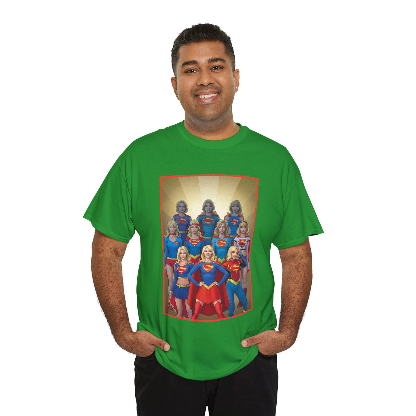 Supergirl Through the Ages T-Shirt - Nicola Scott Art - Kara from Kandor, Superman's Cousin, Linda Danvers - Survivor from Krypton - DC Comics