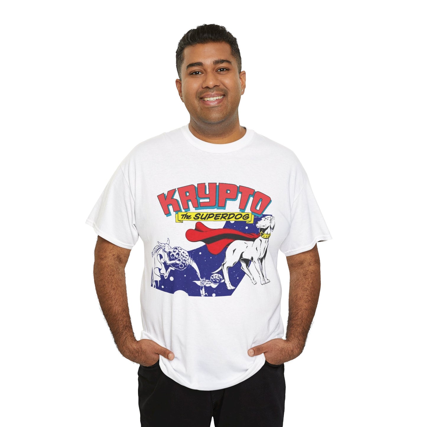 Krypto T-Shirt - James Gunn Superman Movie 2025 - Superman's Beloved Pet -Super Dog from Krypton - Stays at the Fortress of Solitude - DC Comics