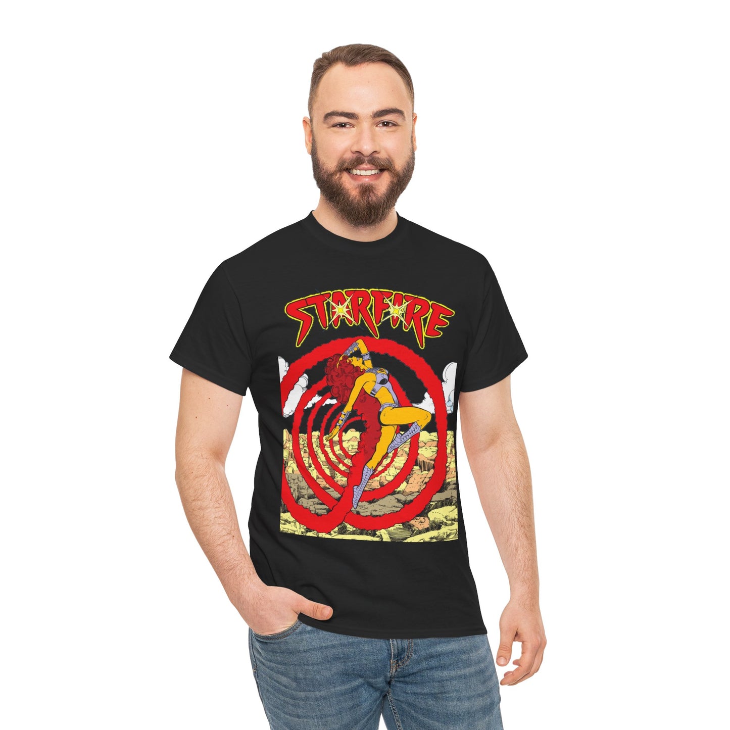 Starfire T-Shirt - George Perez Art - New Teen Titans Member - DC Comics - Koriand'r, Princess from Tamaran