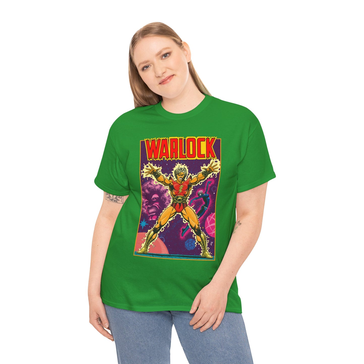 Adam Warlock T-Shirt - Jim Starlin Cover Art - Strange Tales #178 - Popular Marvel Comics Series - Cosmic Heroes