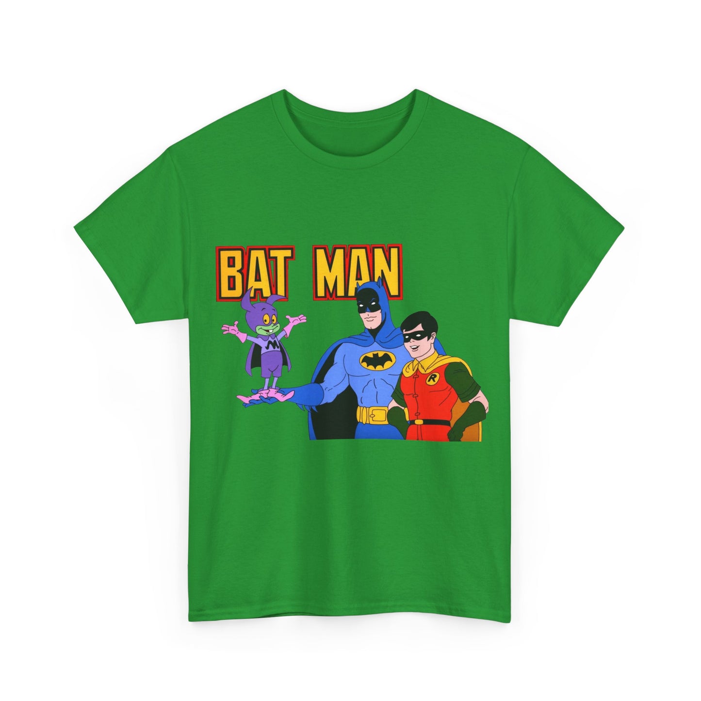Batman, Robin & Bat-Mite T-Shirt - The New Adventures of Batman - 1970s Filmation DC Cartoon Series - Animated Dark Knight Detective