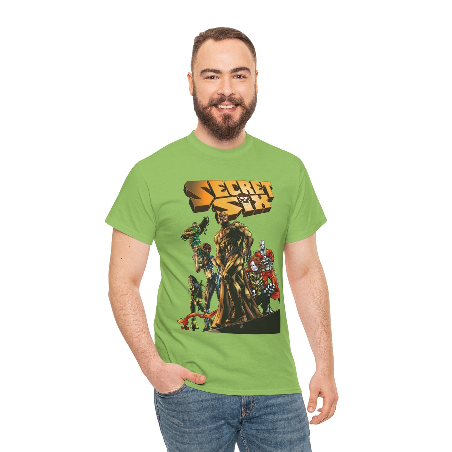 Secret Six T-Shirt - Gail Simoine Series - Catman, Ragdoll, Deadshot - DC Comics