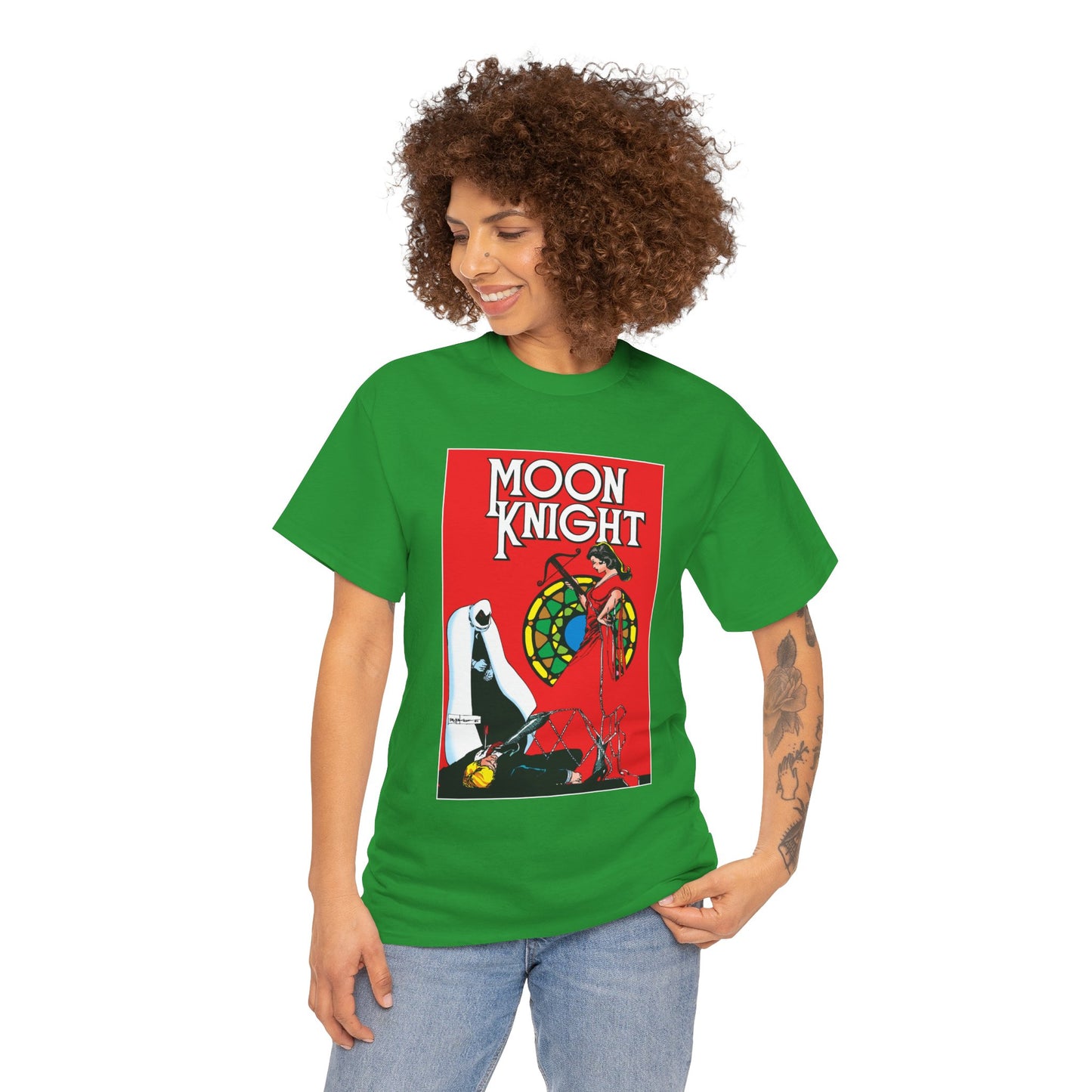 Moon Knight T-Shirt - Bill Sienkiewicz Art - Marc Spector - Marvel Comics - Khonshu