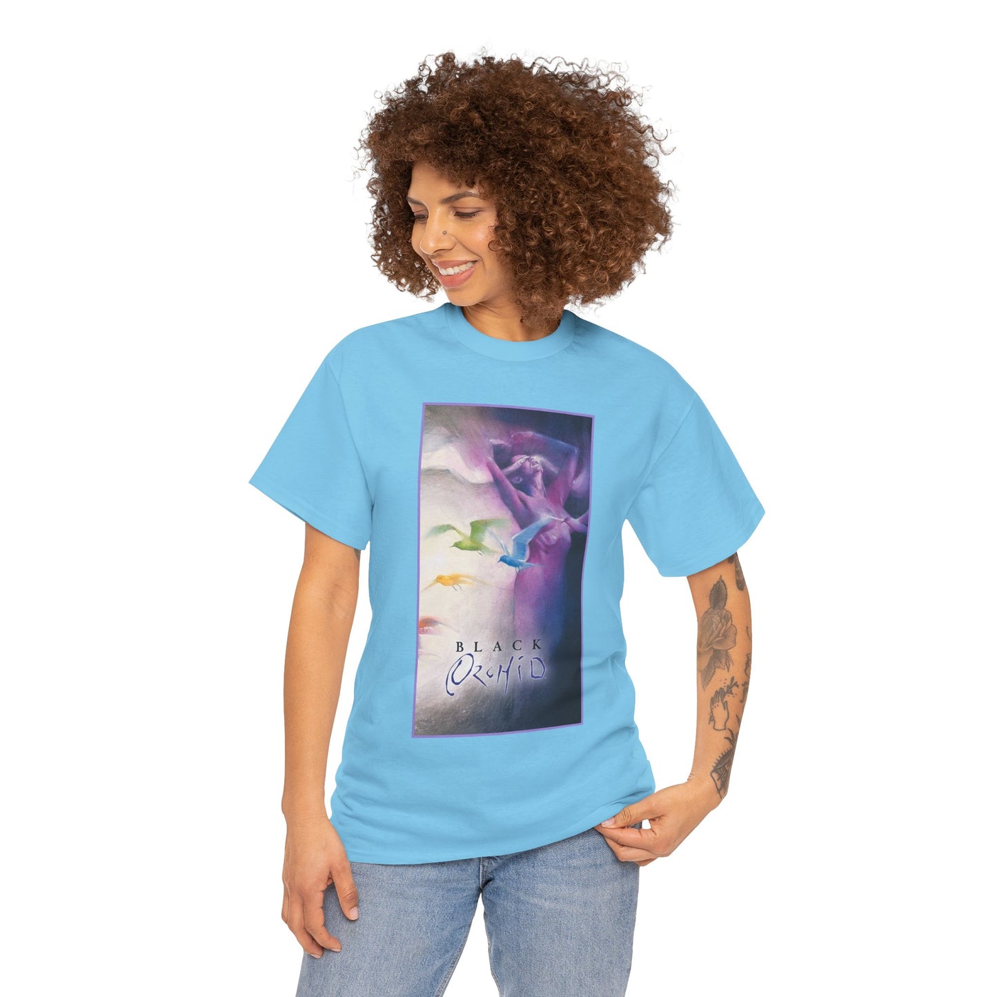 Black Orchid T-Shirt - Dave McKean Art - Susan Linden-Thorne - Neil Gaiman Story - DC Comics, Vertigo Comics