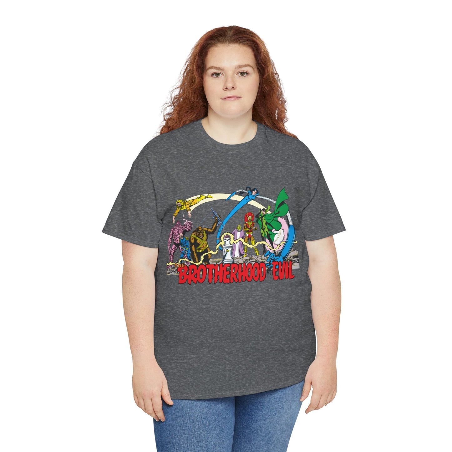 Brotherhood of Evil T-Shirt - George Perez Art - New Teen Titans, Doom Patrol - DC Comics - Madame Rouge, Phobia