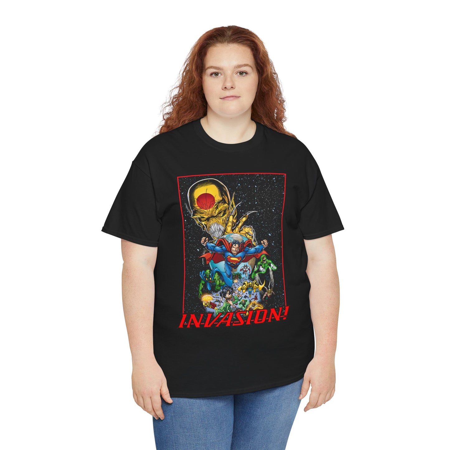 Invasion T-Shirt - Bart Sears Art - DC Comics