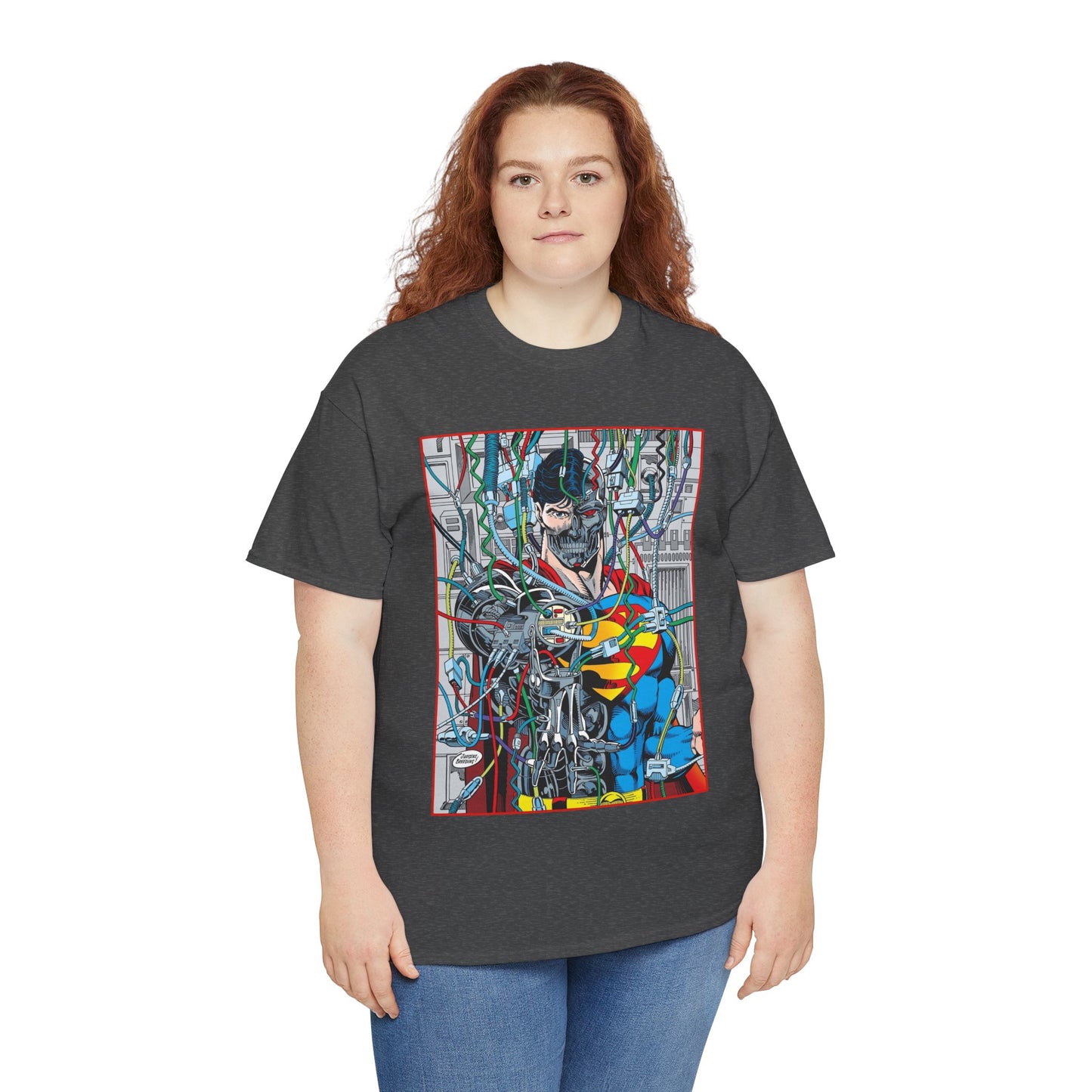 Cyborg Superman T-Shirt - DC Comics - Dan Jurgens Art - Reign of the Supermen - Popular 90s Story