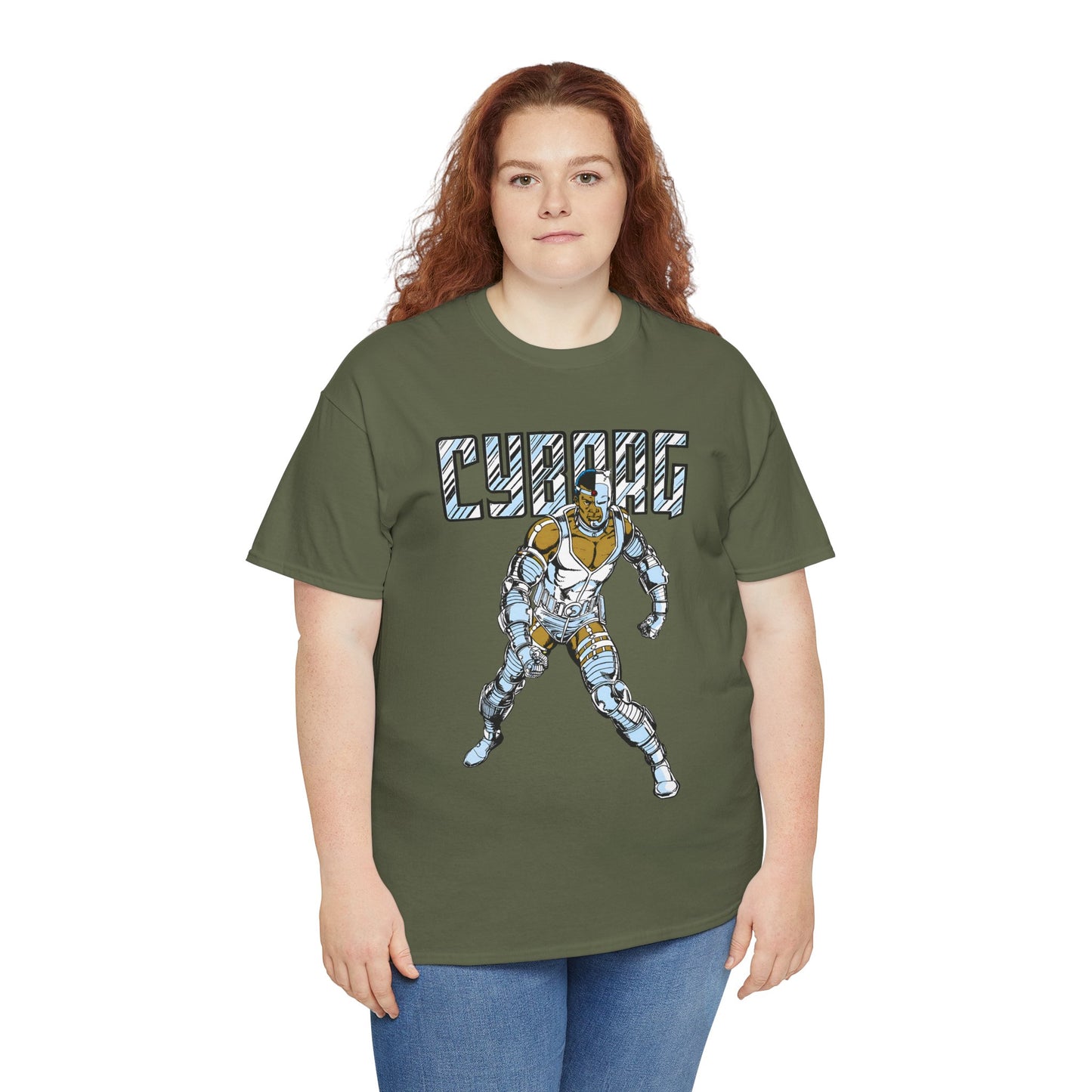 Cyborg T-Shirt - George Perez Art - New Teen Titans, Justice League - Victor Stone - DC Comics