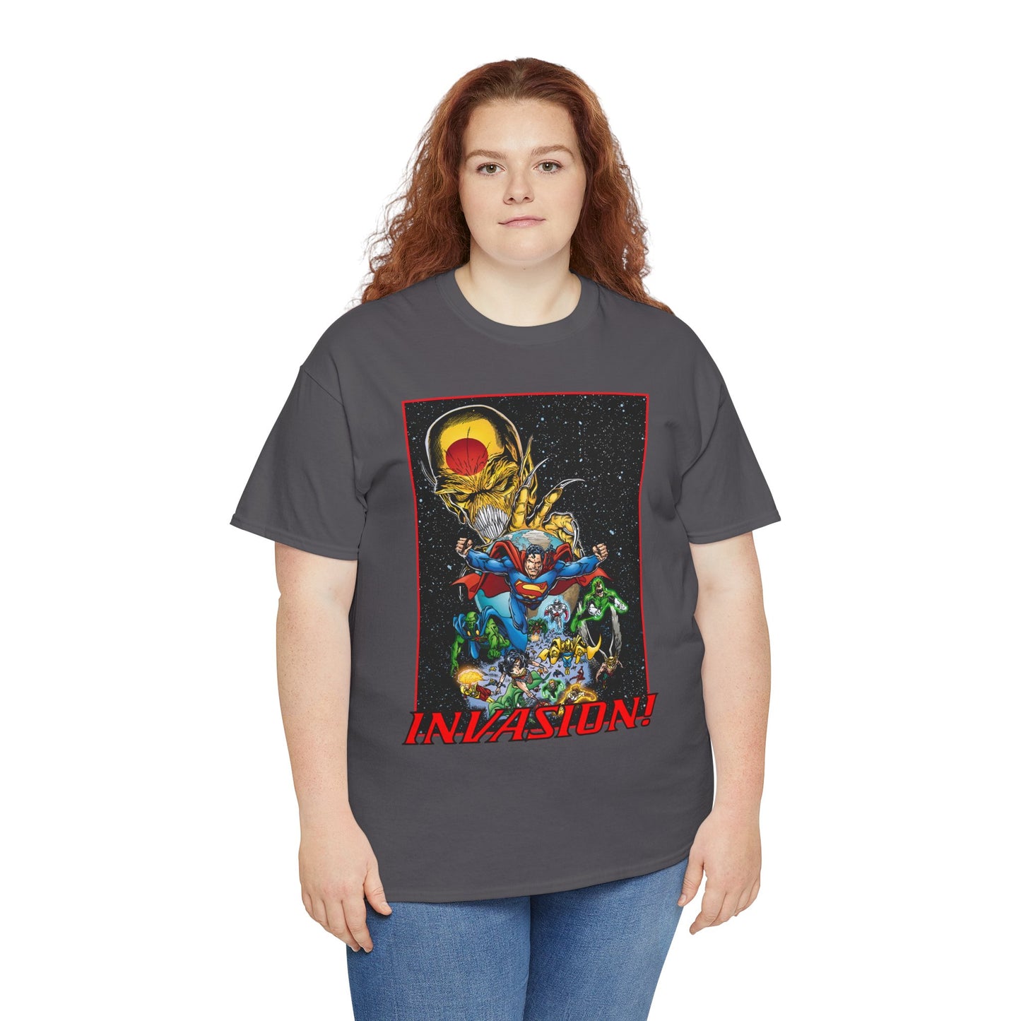 Invasion T-Shirt - Bart Sears Art - DC Comics