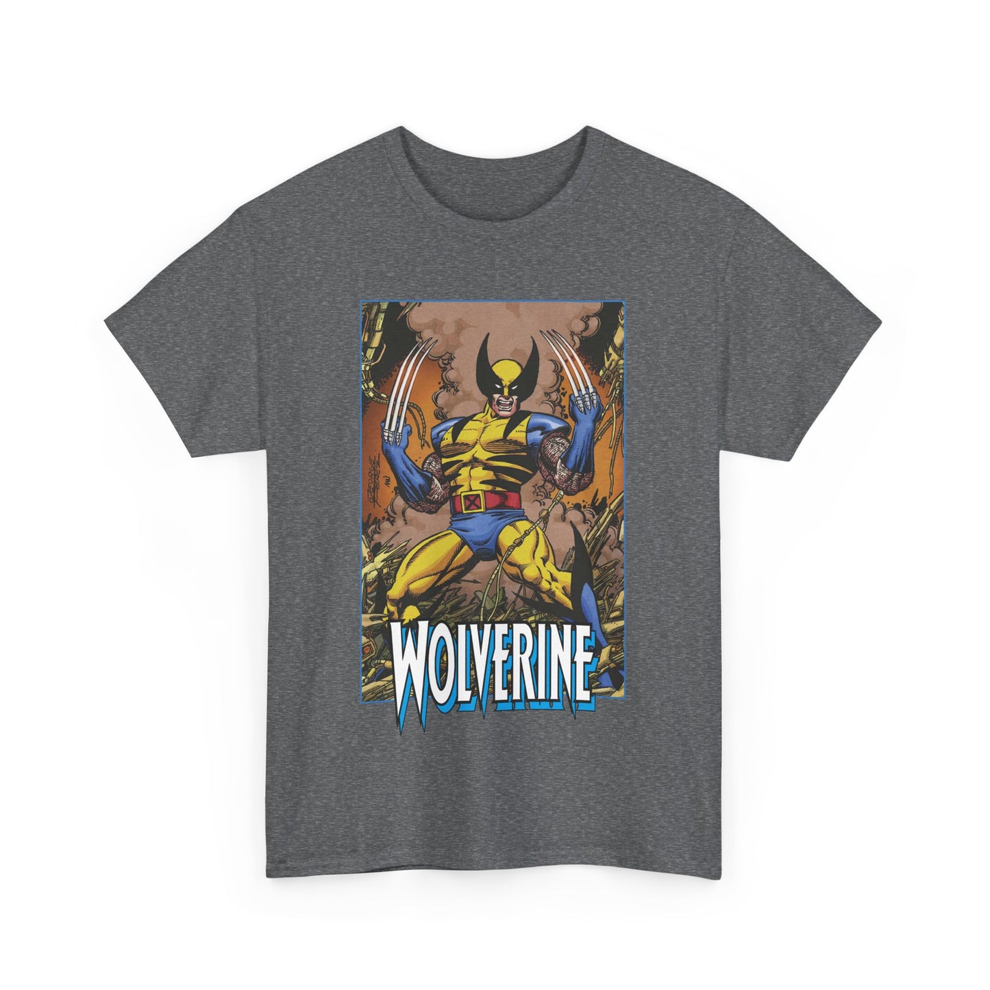 Wolverine T-Shirt - George Perez Art - Uncanny X-Men Member/Leader - Marvel Comics - Logan - Mutant Pride