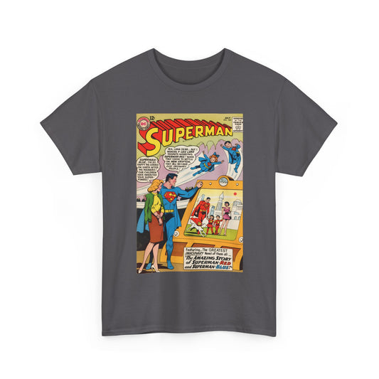 Superman #162 T-Shirt - Superman Blue & Red - Classic Silver Age Imaginary Story - DC Comics