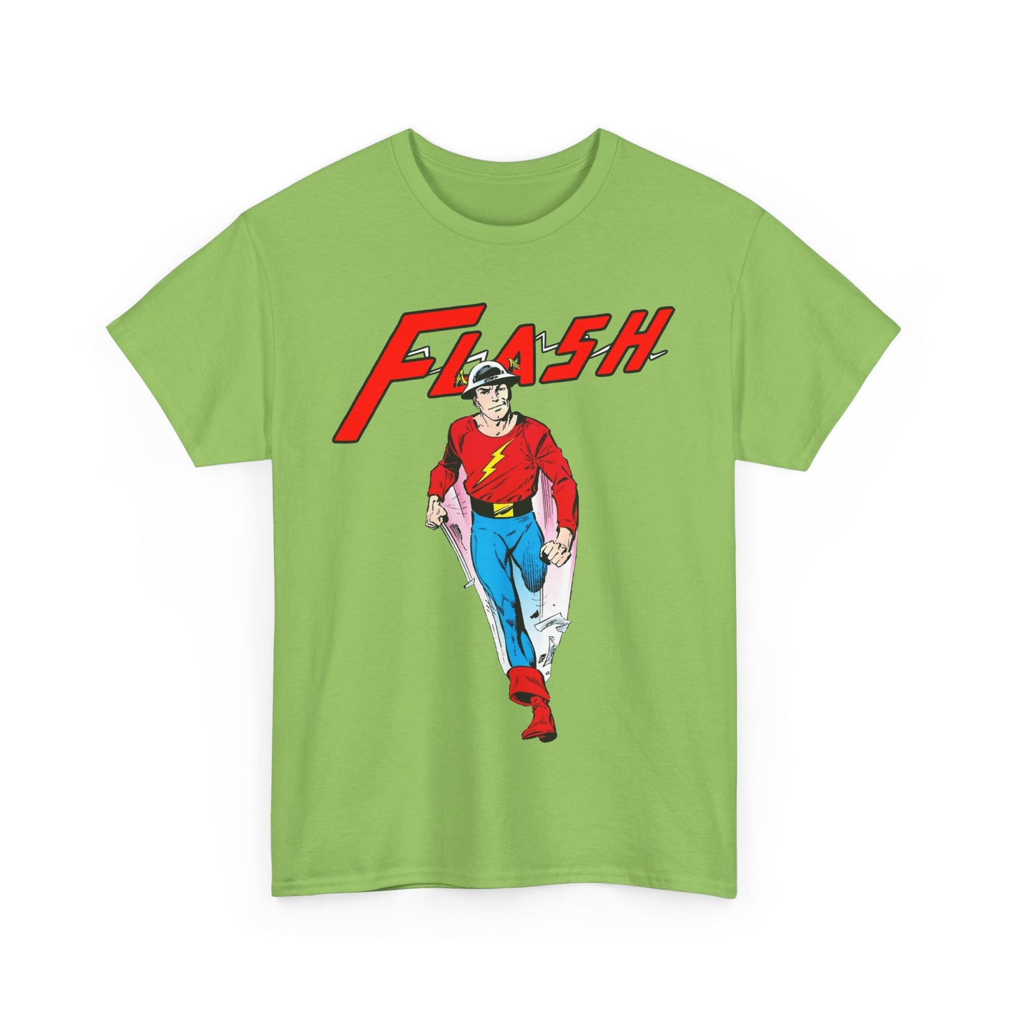Golden Age Flash T-Shirt - John Byrne Art - Justice Society/JSA Member - Jay Garrick - Speedster