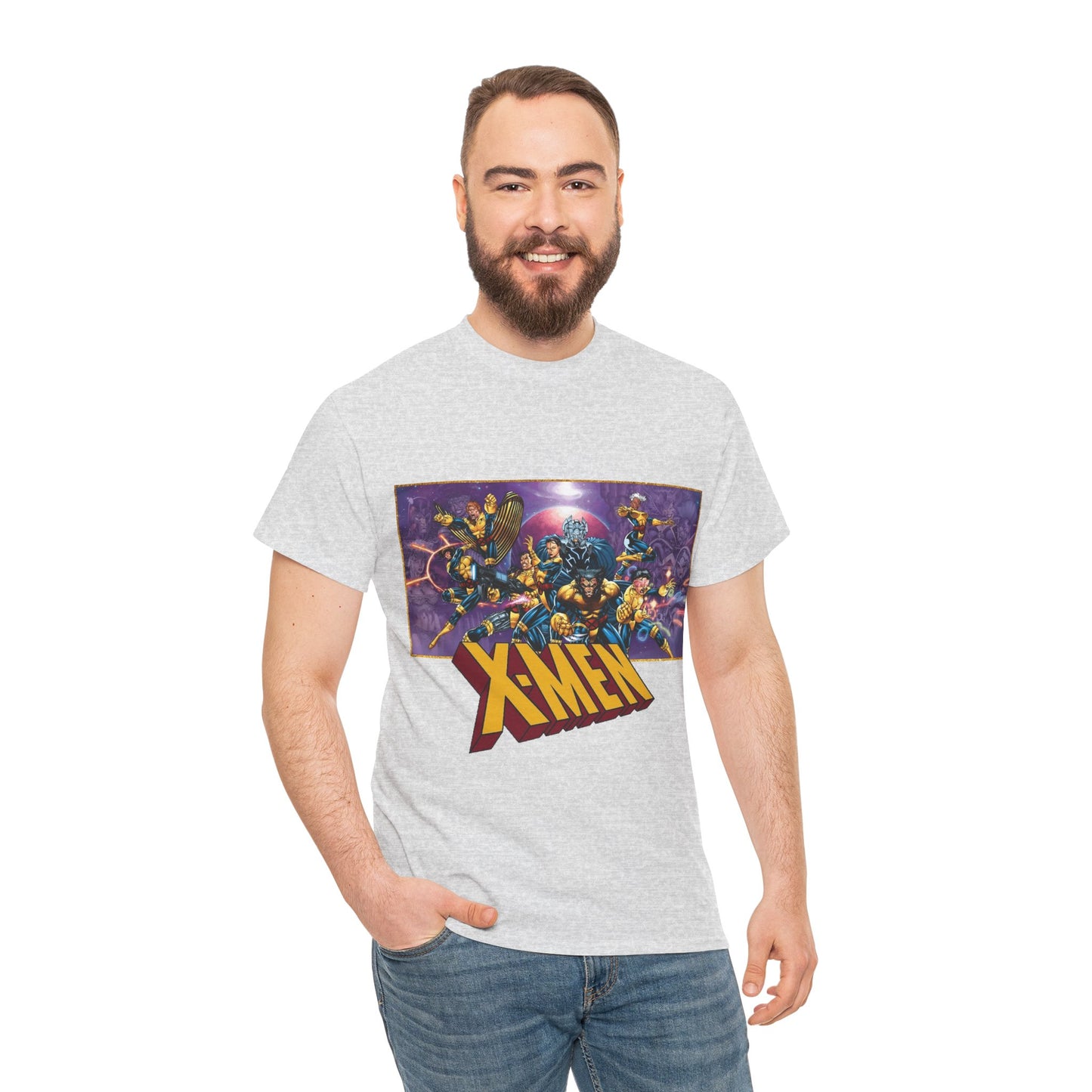 X-Men T-Shirt - Jim Lee Art - Wolverine, Storm, Gambit, Psylocke, Jubilee, Forge, Banshee - Marvel Comics Mutants