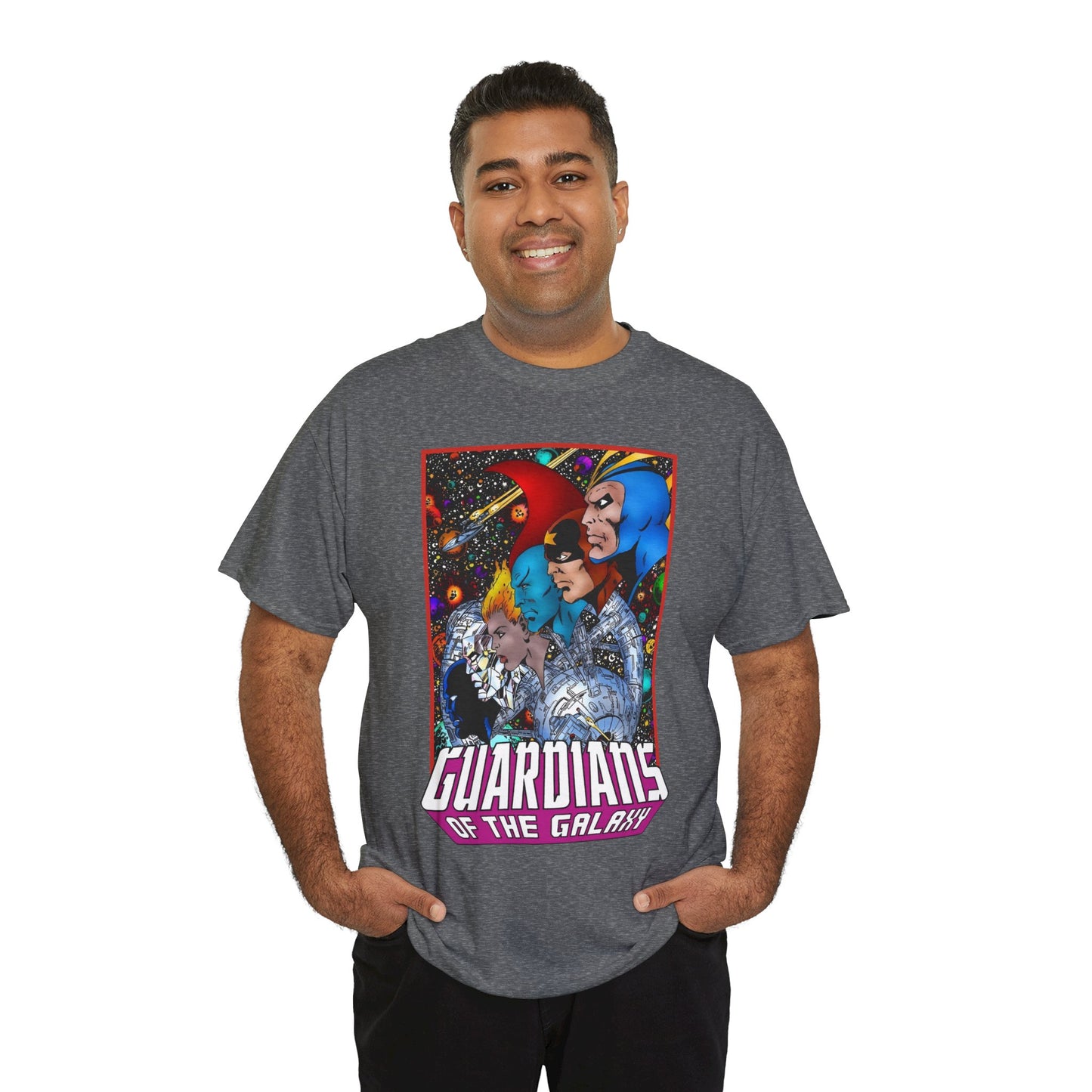 Guardians of the Galaxy T-Shirt - George Perez Art - Starhawk, Yondu, Vance Astro - Marvel Comics