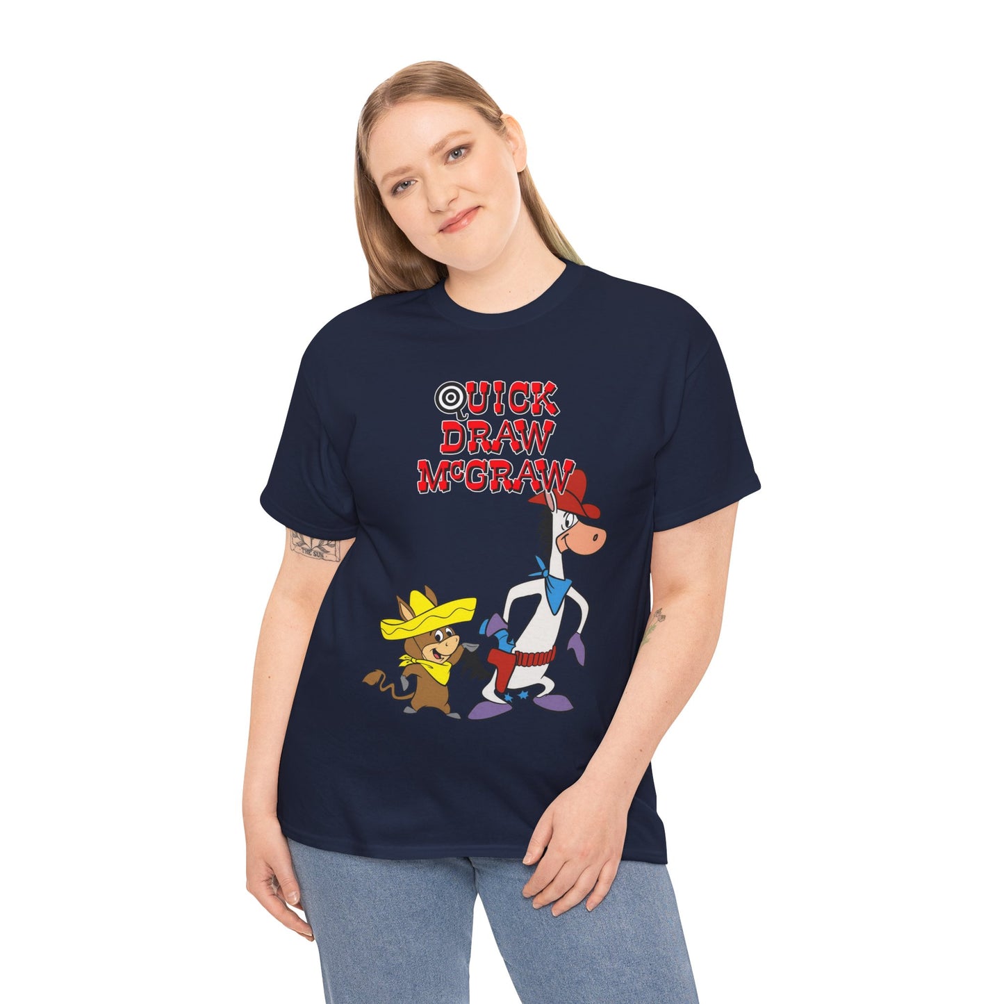 Quick Draw McGraw T-Shirt - Baba Looey - Hanna-Barbera Cartoon - Popular 1960s TV Animation