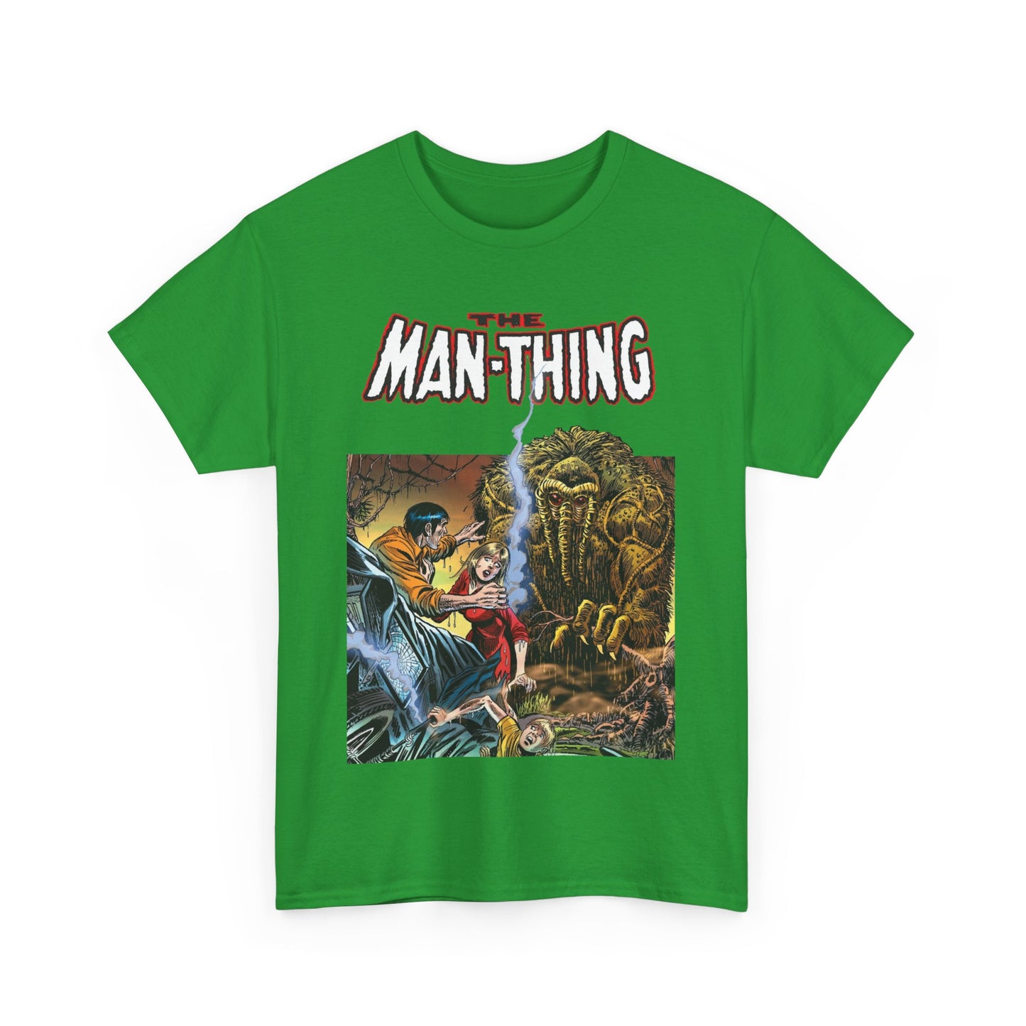 Man-Thing T-Shirt - Adventure into Fear #18 Cover Art - Marvel Comics - Whatever Knows Fear Burns At The Touch - Swamp Monster