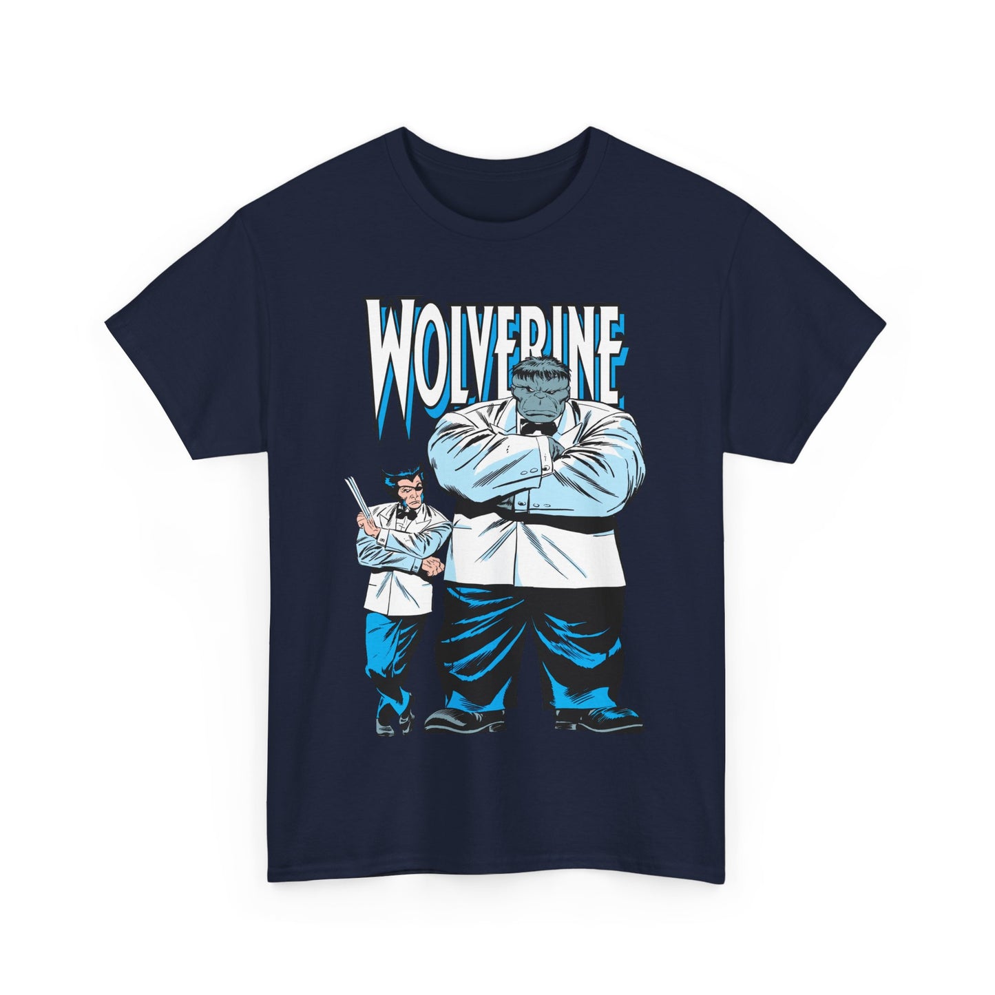 Wolverine & Hulk T-Shirt - Patch & Joe Fix-It - John Buscema Art - Logan in Madripoor - X-Men Character in Solo Adventure - Marvel Comics