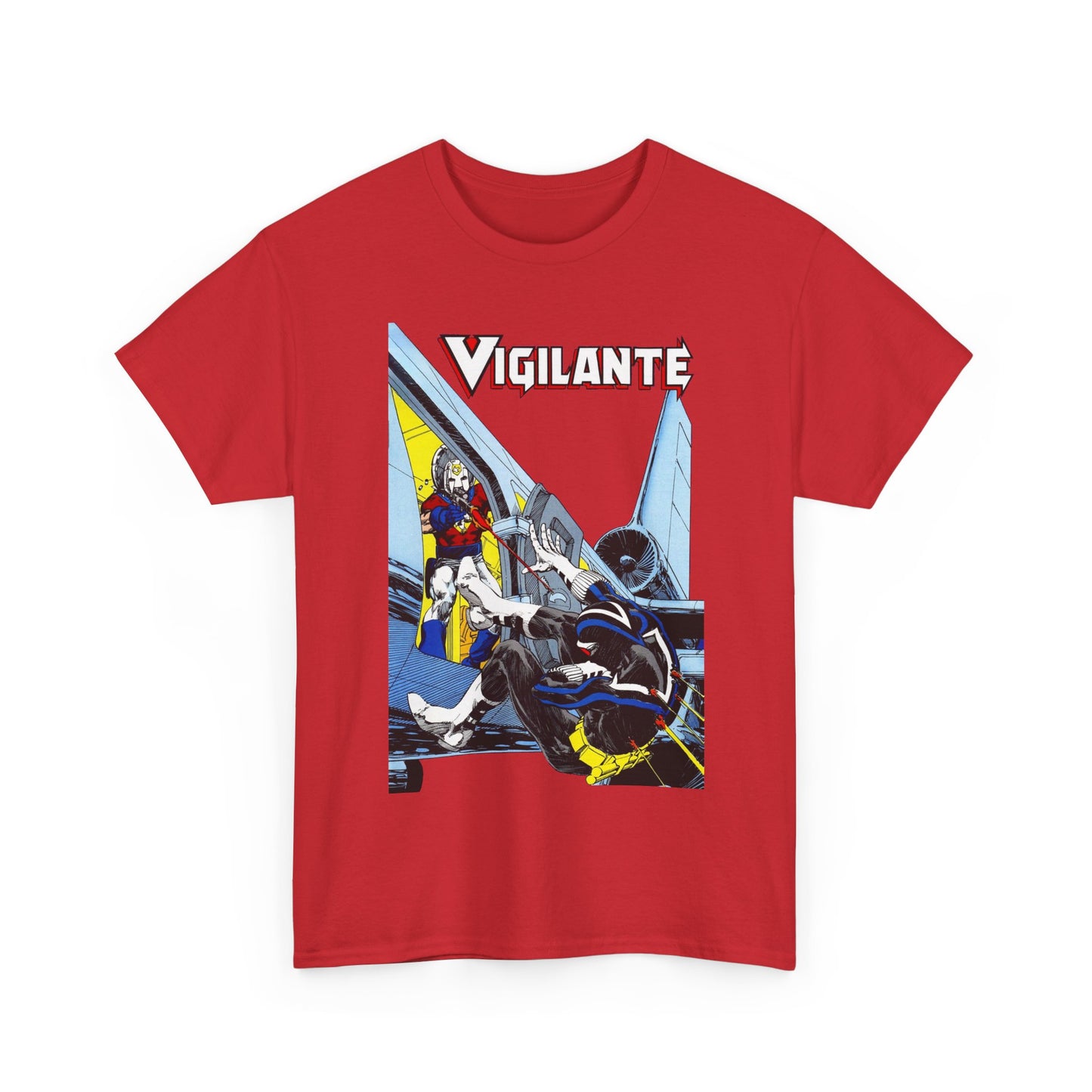 Vigilante Vs Peacemaker T-Shirt - Mike Grell Art - Adrian Chase - DC Comics
