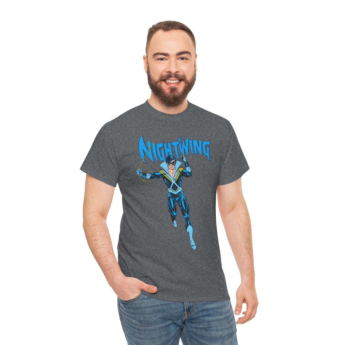 Nightwing T-Shirt - George Perez Art - New Teen Titans, Dick Grayson - DC Comics - Batman's Former Sidekick, Titans Leader
