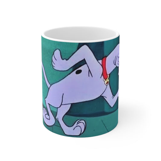 Scooby Dum Coffee Mug, 11oz - Scooby Doo Cousin - Hanna-Barbera Cartoon 1970s - Mystery Inc - Beloved Character
