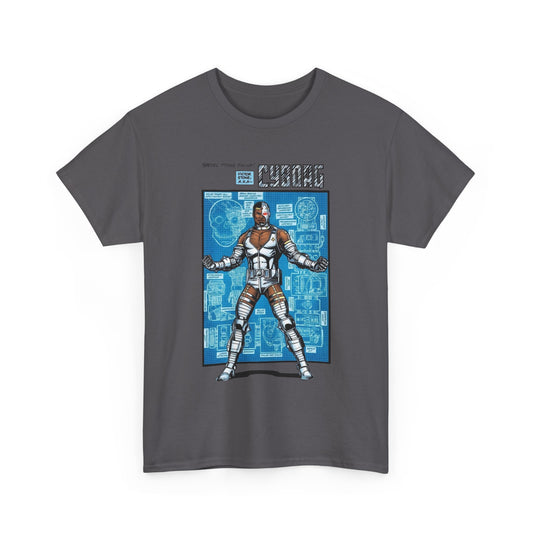 Cyborg T-Shirt - George Perez Art - New Teen Titans Pin-Up Poster - Victor Stone - DC Comics