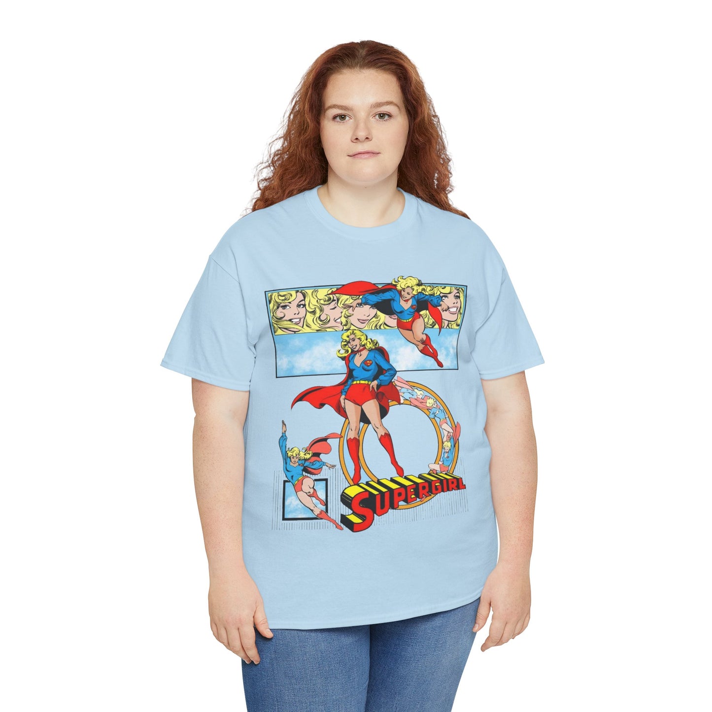 Supergirl T-Shirt - Krypton, Superman, Kara, Kandor - DC Comics - 1980s Art - Style Guide - Superman's Cousin