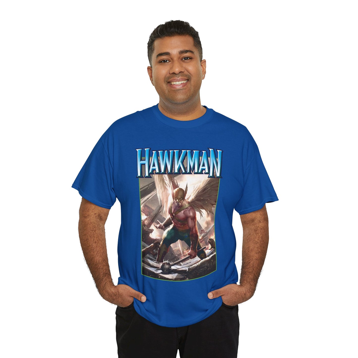 Hawkman T-Shirt - Lee Inhyuk Art - Carter Hall - JLA Member - Nth Metal - Thanagar - DC Comics