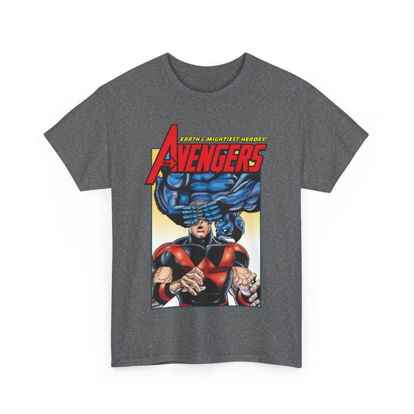 Avengers T-Shirt - George Perez Art - Wonder Man & Beast (Simon Williams & Hank McCoy) - Marvel Comics