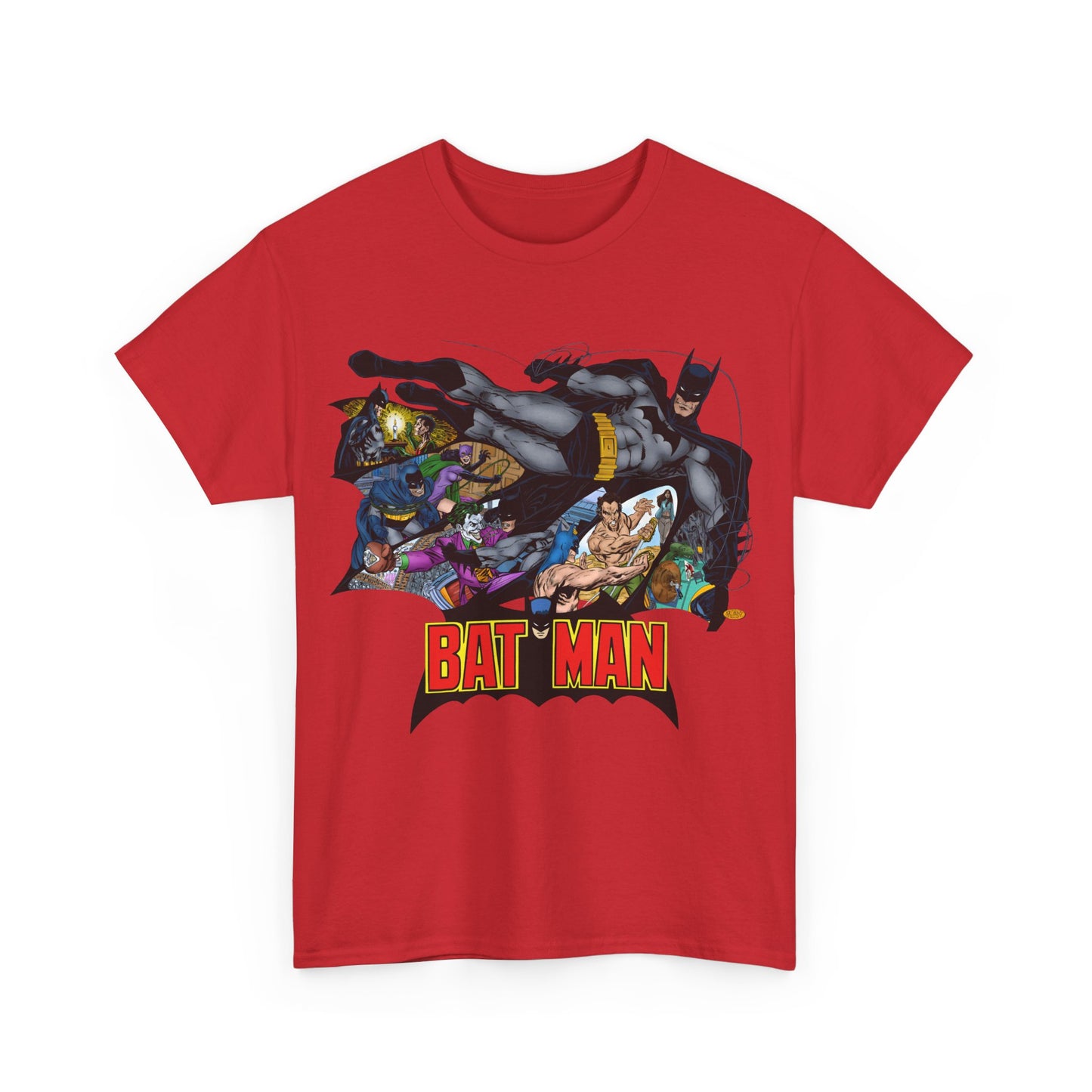 Batman T-Shirt - John Byrne Art - Joker, Catwoman, Ra's al Ghul, Talia - DC Comics - The Batcave