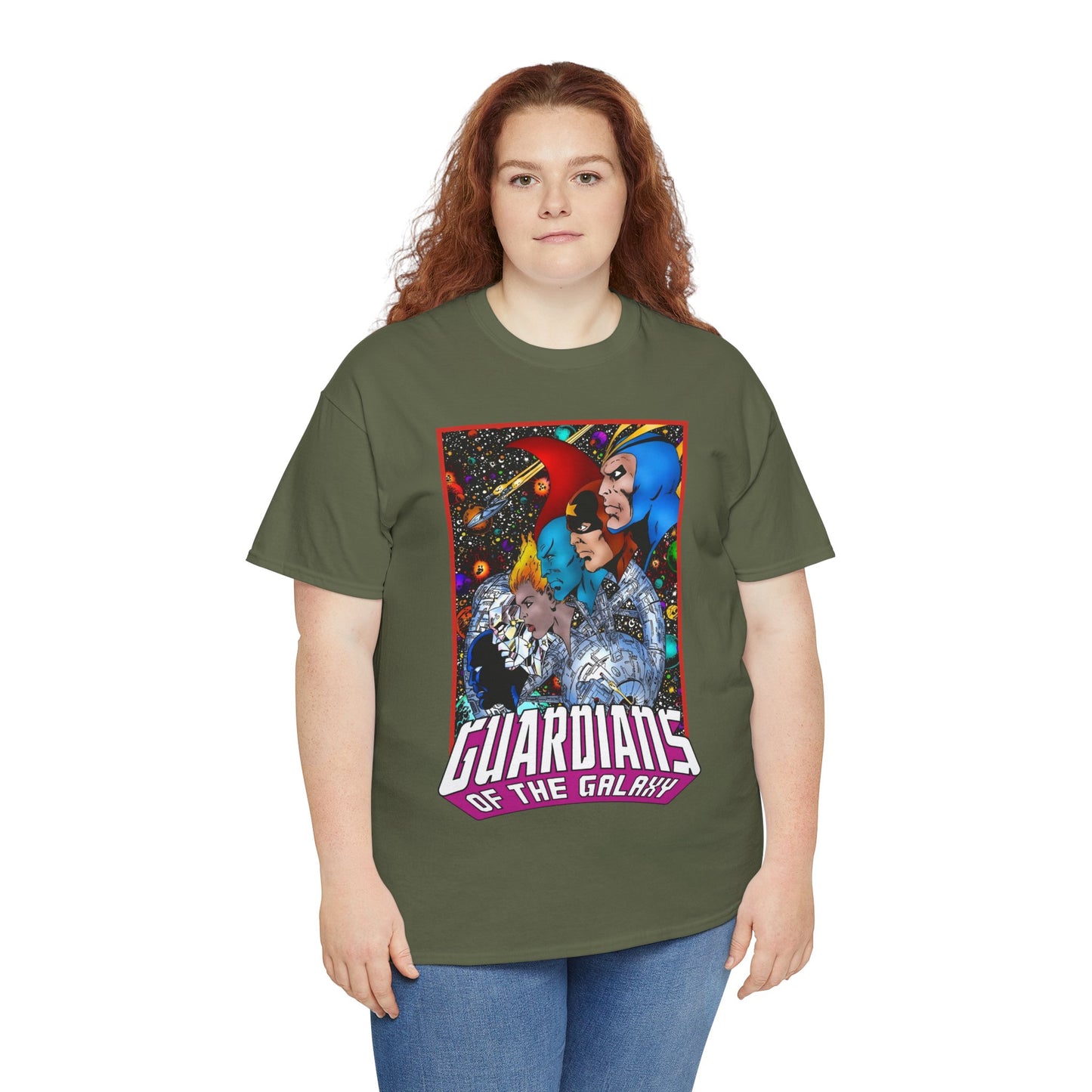 Guardians of the Galaxy T-Shirt - George Perez Art - Starhawk, Yondu, Vance Astro - Marvel Comics