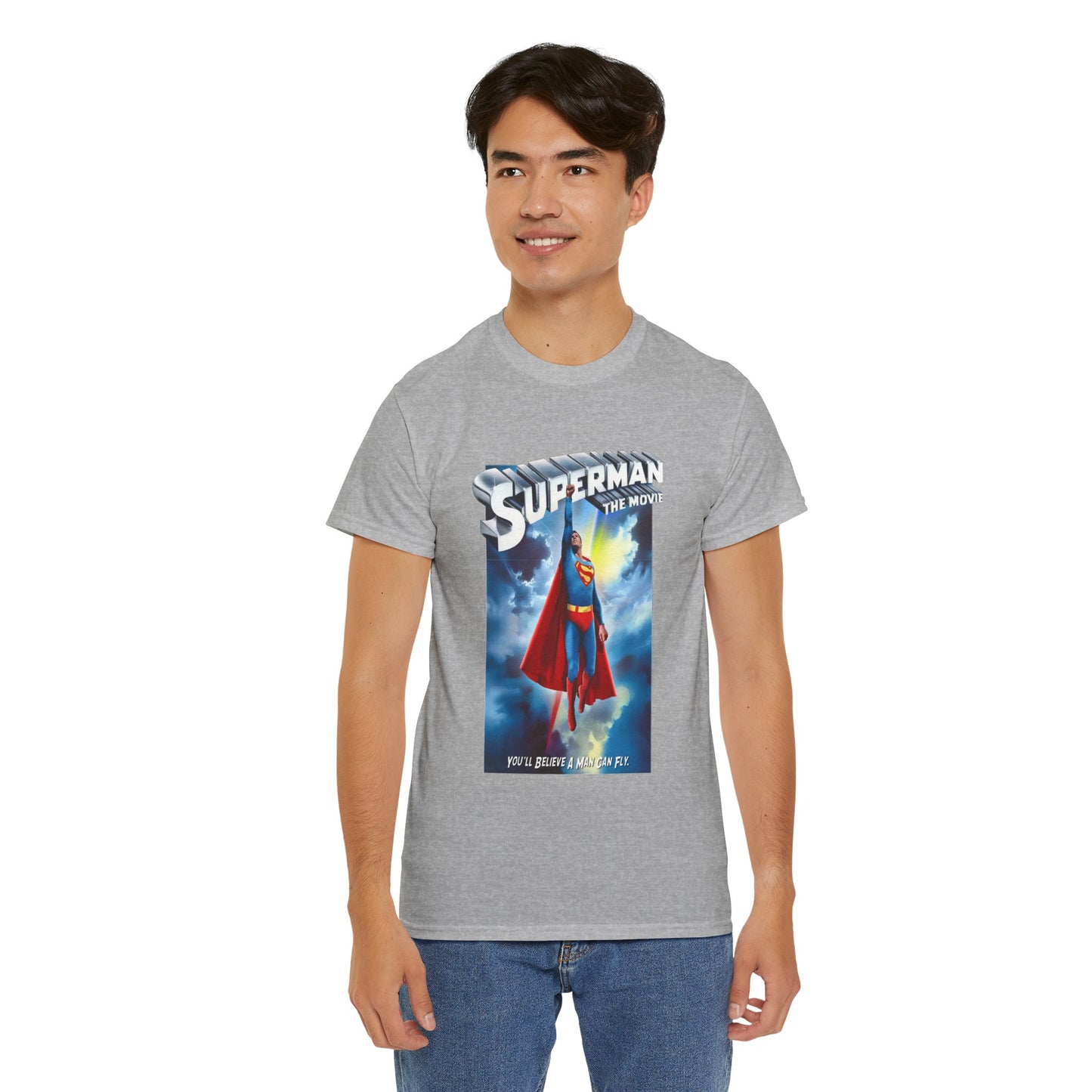 Superman The Movie T-Shirt - DC Comics - Man of Steel - Christopher Reeve 1978