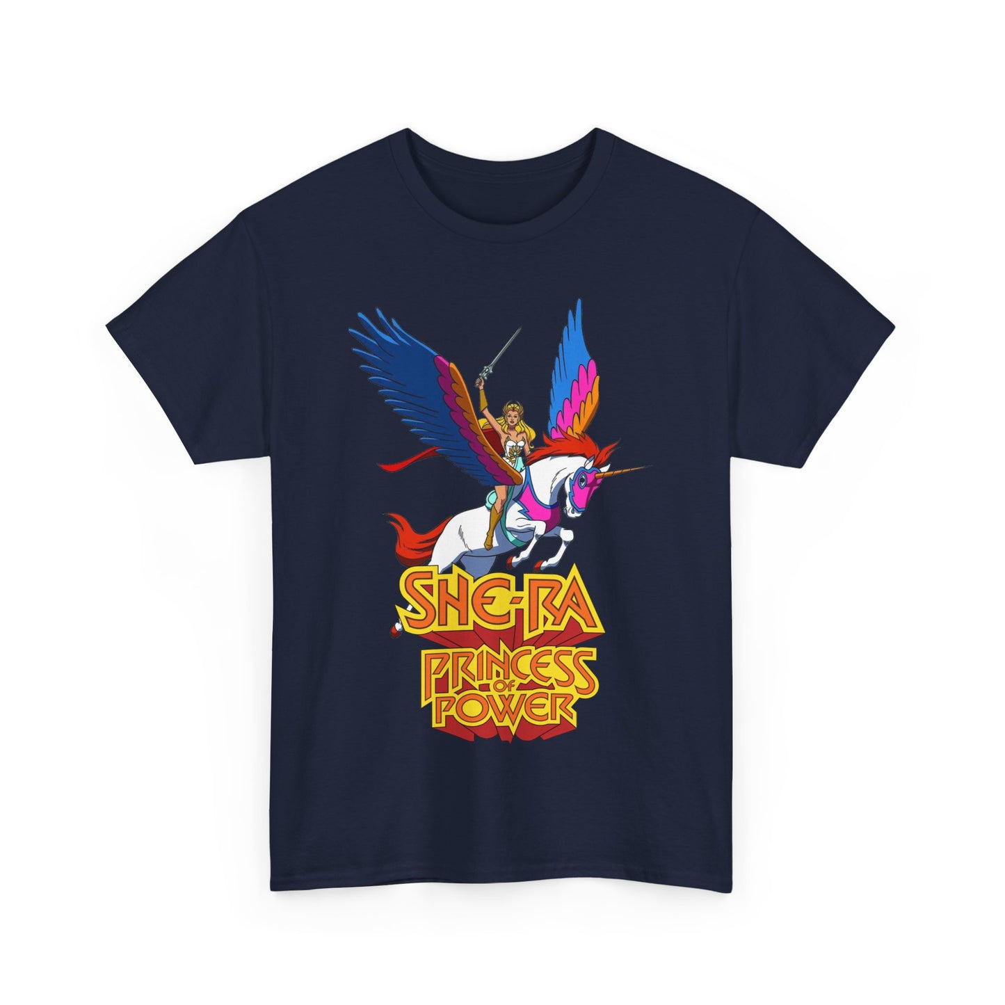She-Ra & Swiftwind T-Shirt - Adora, Princess of Power, POP - Beloved Filmation Cartoon from the 1980s - He-Man Connection - Etheria - Fighting Hordak and the Evil Horde