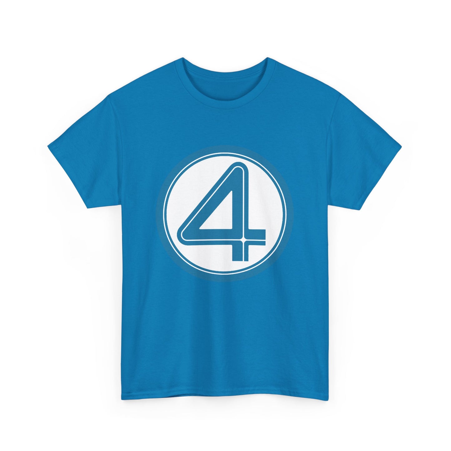 Fantastic Four Logo T-Shirt - New Marvel Movie 2025 - MCU - Pedro Pascal - 4 - Marvel Comics - Reed Richards