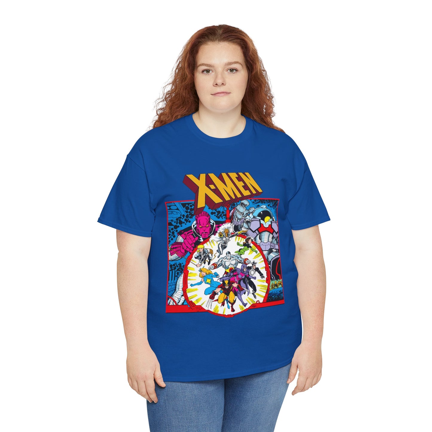 Uncanny X-Men T-Shirt - Arthur Adams Art - Wolverine, Havok, Rogue, Colossus, Psylocke, Longshot, Storm, Dazzler - High Evolutionary - Marvel Comics