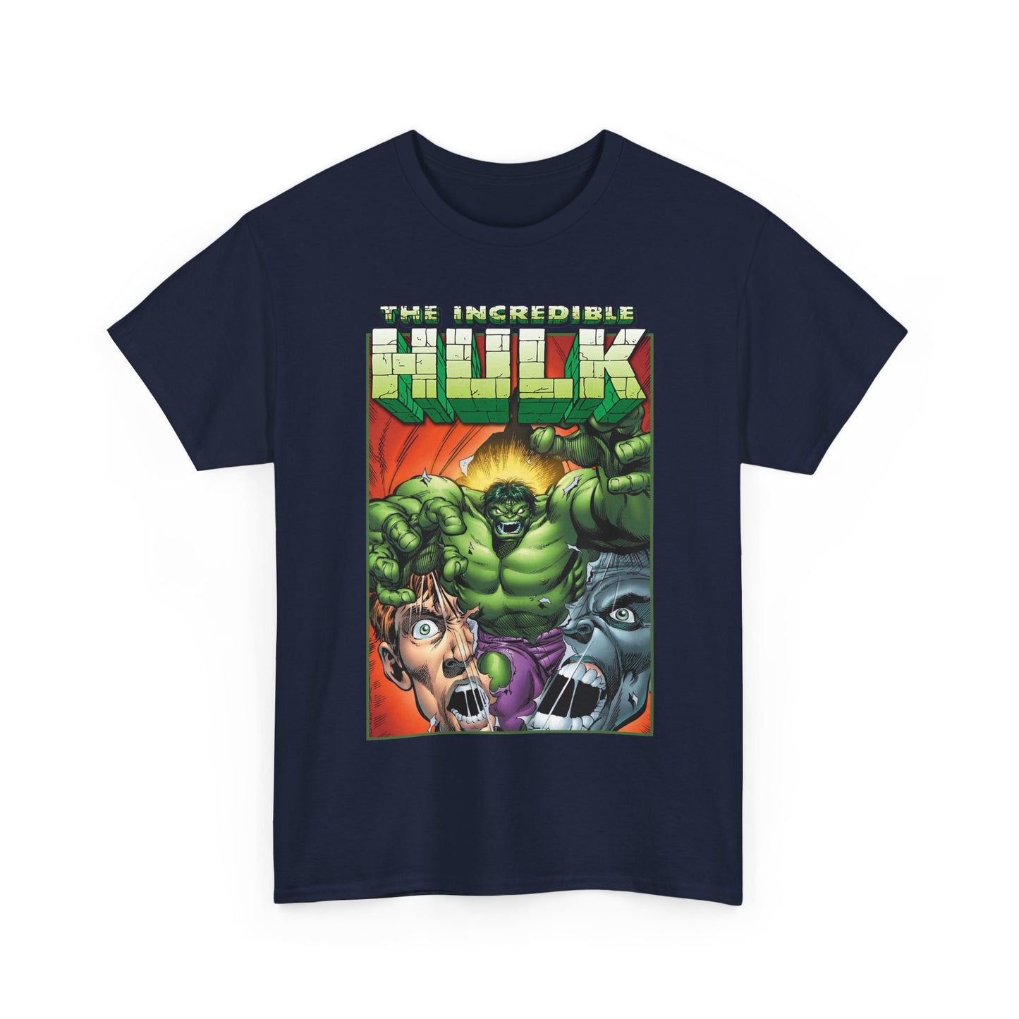 Incredible Hulk T-Shirt - Dale Keown Art - Bruce Banner Psyche - Peter David Story - 1990s Art - Marvel Comics