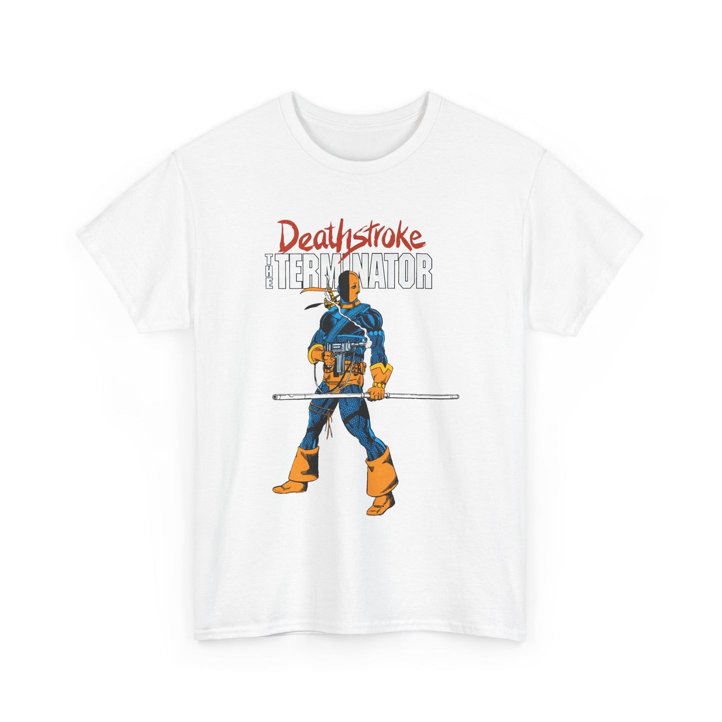 Deathstroke T-Shirt - George Perez Art - New Teen Titans Foe & Mercenary - Slade Wilson, Father of Jericho and Ravager - DC Comics - The Terminator