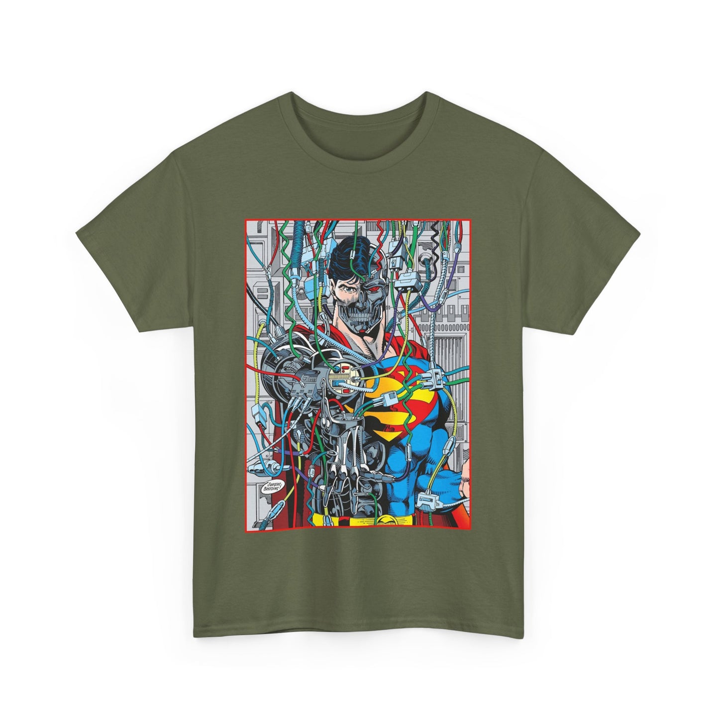 Cyborg Superman T-Shirt - DC Comics - Dan Jurgens Art - Reign of the Supermen - Popular 90s Story